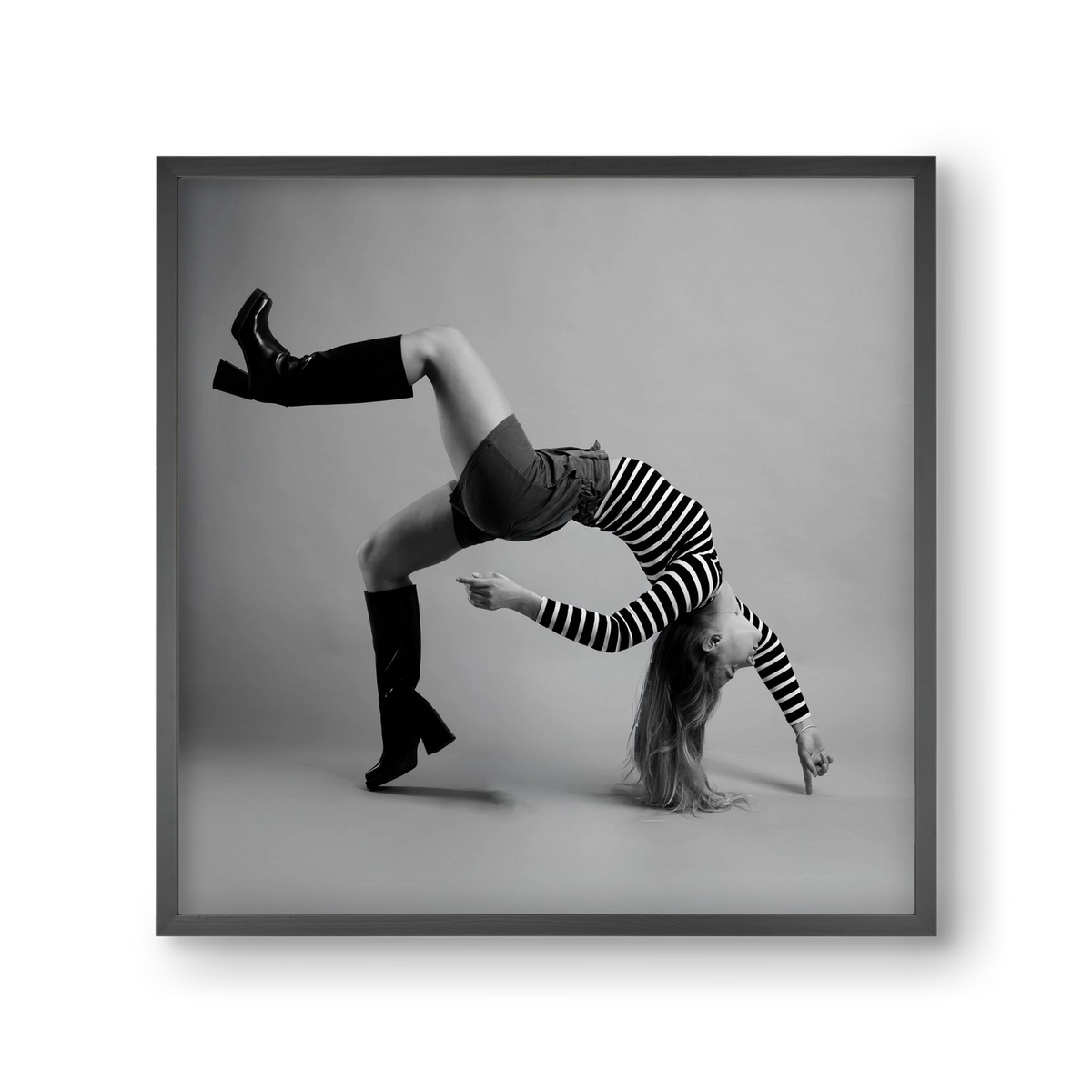 Balance, 30x30 cm (30x30 cm), Fekete keret