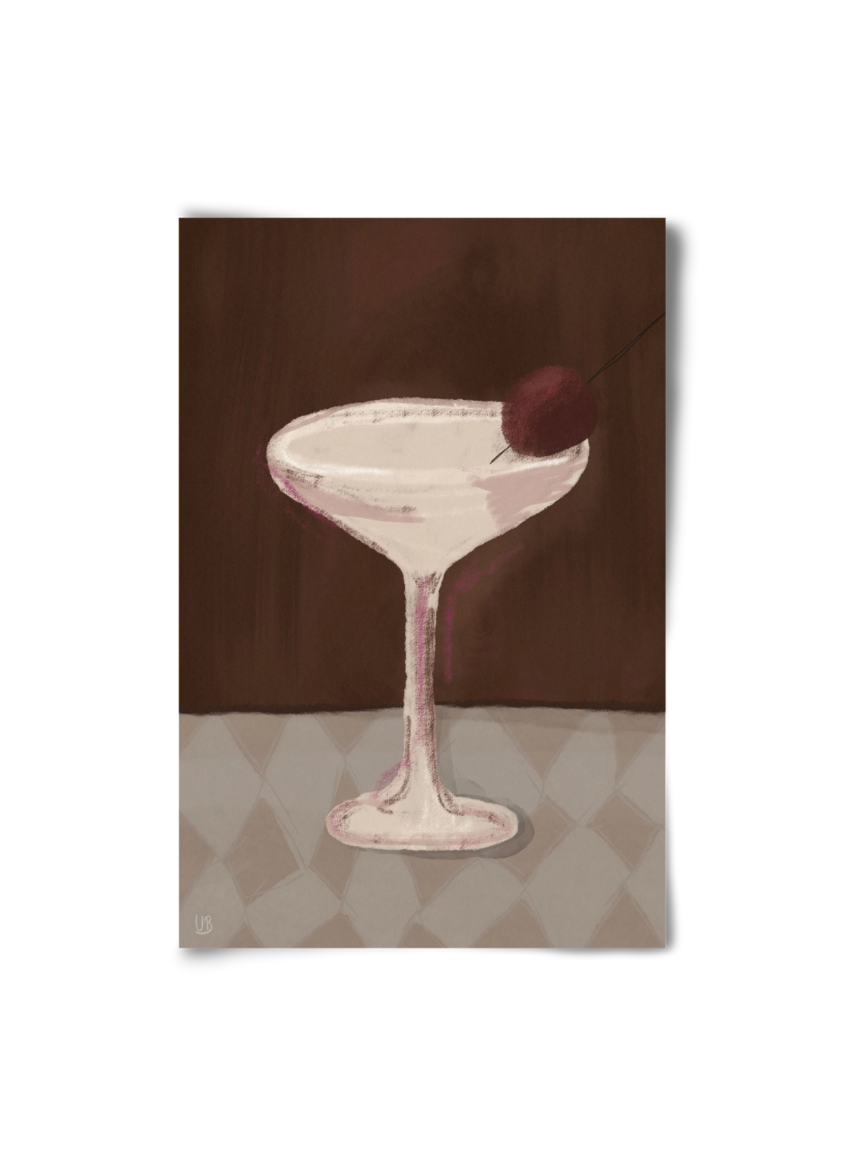 Cherry Sip, 20x30 cm, Keret nélkül