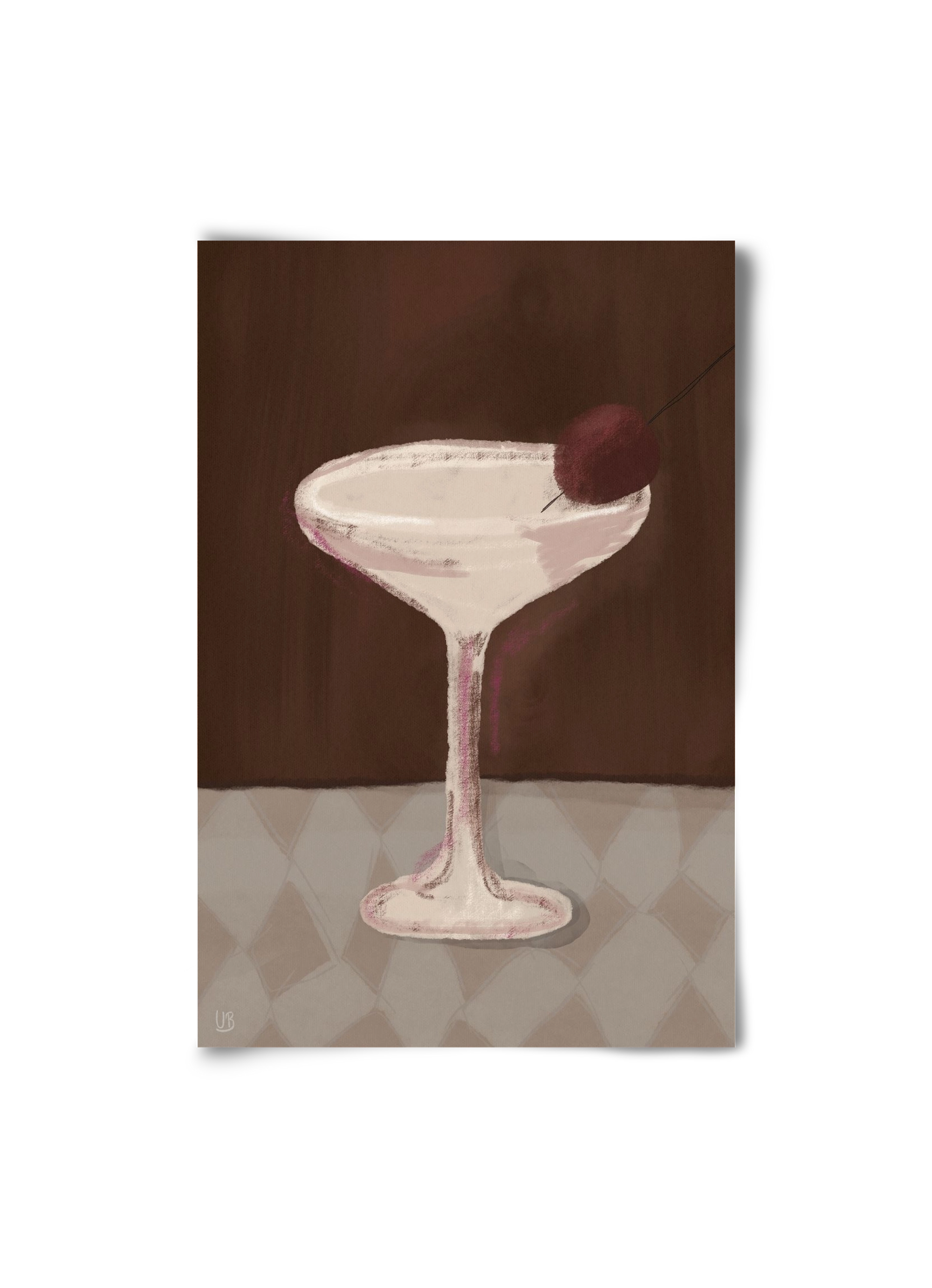 Cherry Sip, 20x30 cm, Keret nélkül