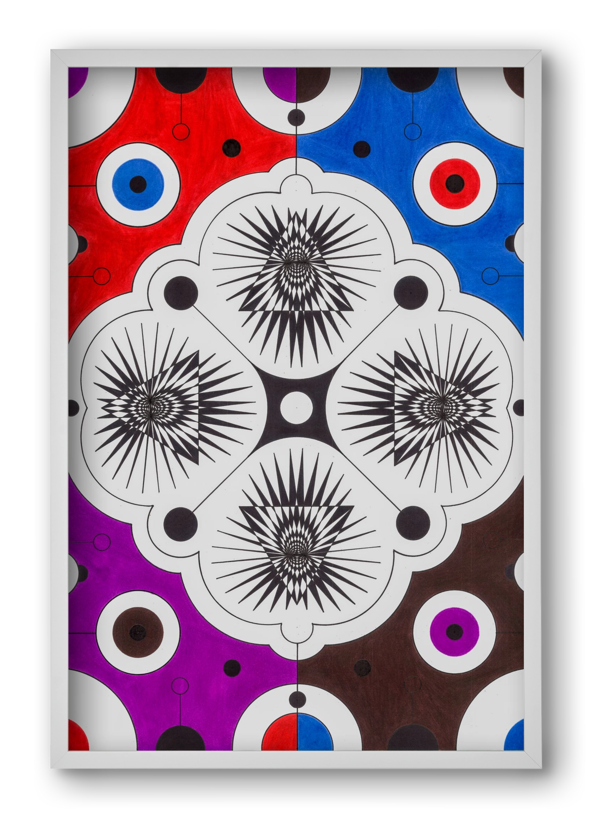 fragile balloooons , 40x60 cm (40x60 cm), Fehér keret