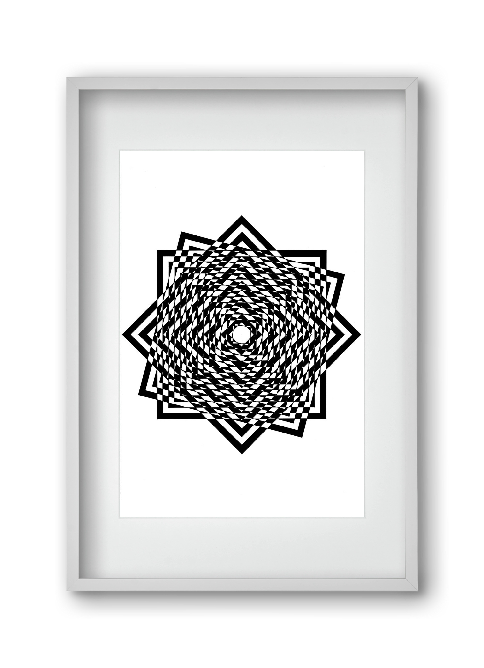 triumvirate, 30x45 cm (20x30 cm), Fehér keret, paszpartuval