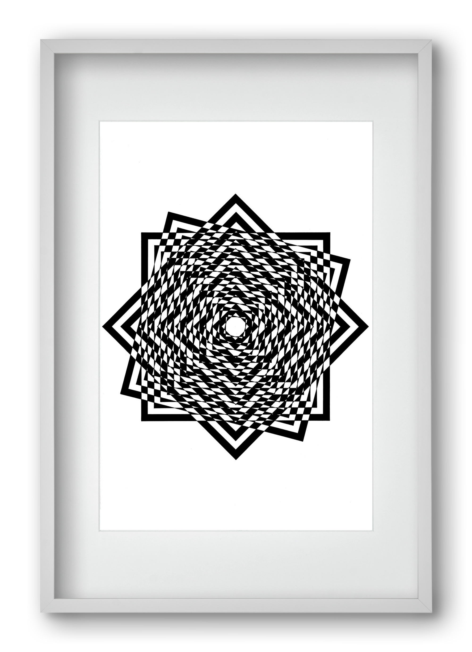 triumvirate, 40x60 cm (30x45 cm), Fehér keret, paszpartuval