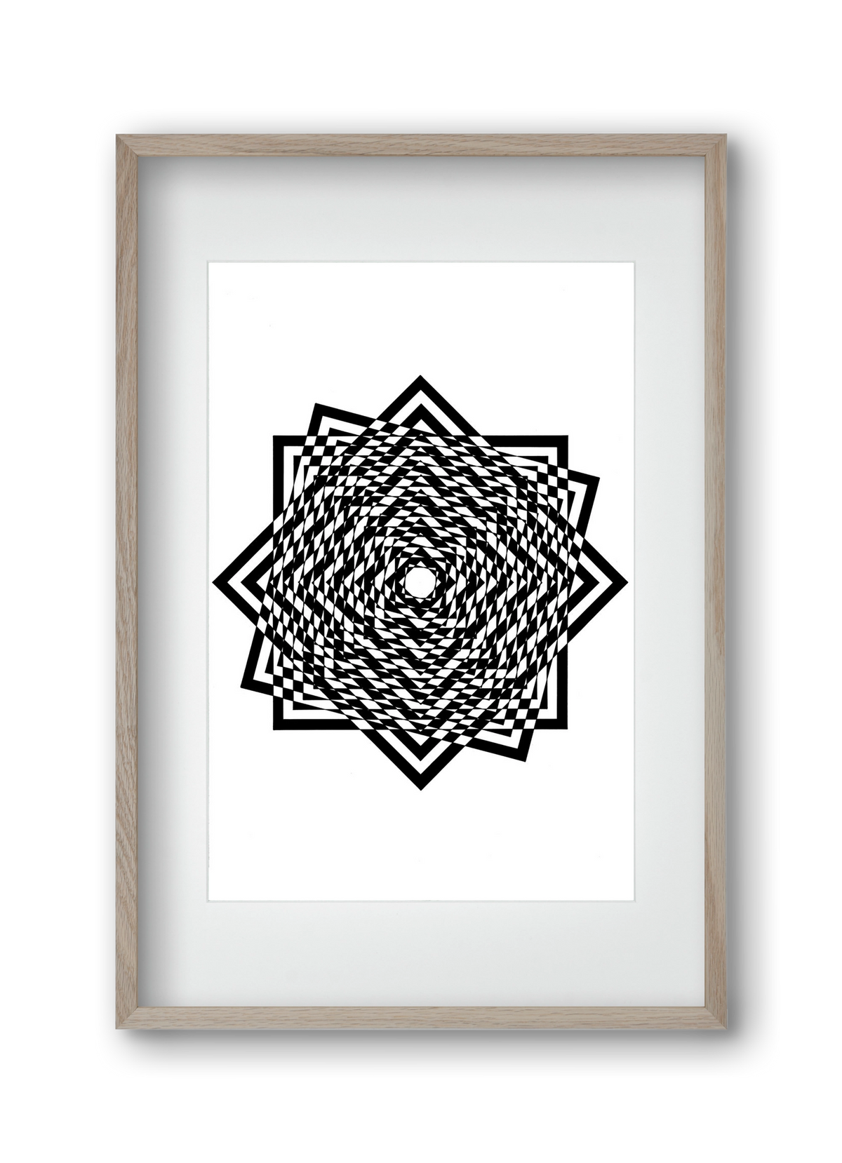 triumvirate, 30x45 cm (20x30 cm), Tölgy keret, paszpartuval