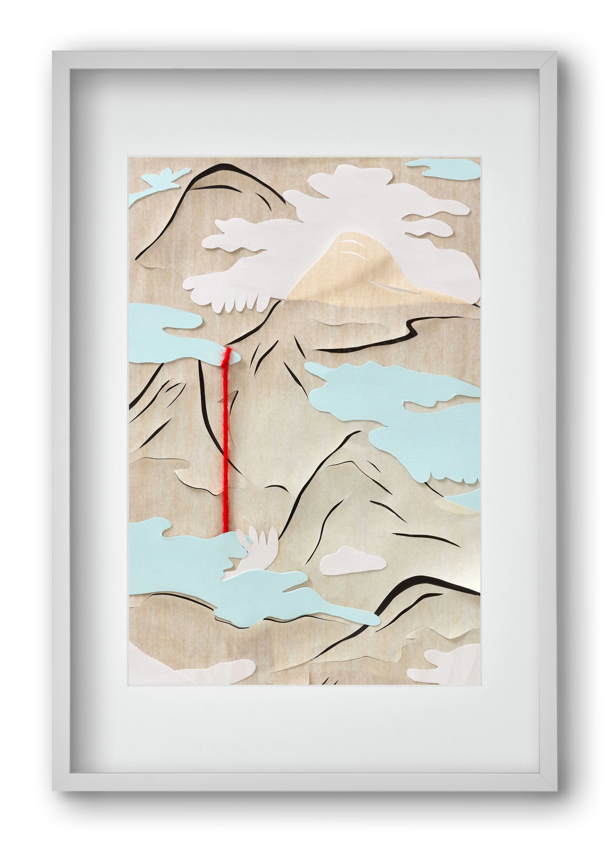 Létmélység 03 // Depth of Being 03, 40x60 cm (30x45 cm), Fehér keret, paszpartuval