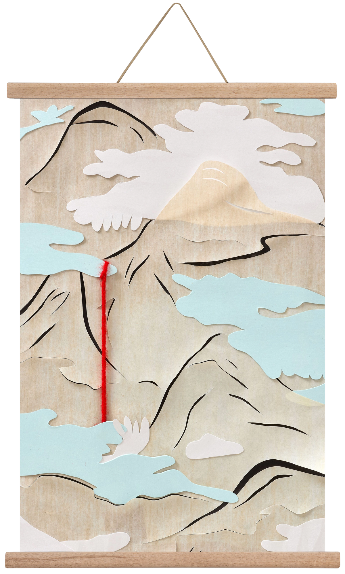 Létmélység 03 // Depth of Being 03, 40x60 cm (40x60 cm), Tölgy akasztó