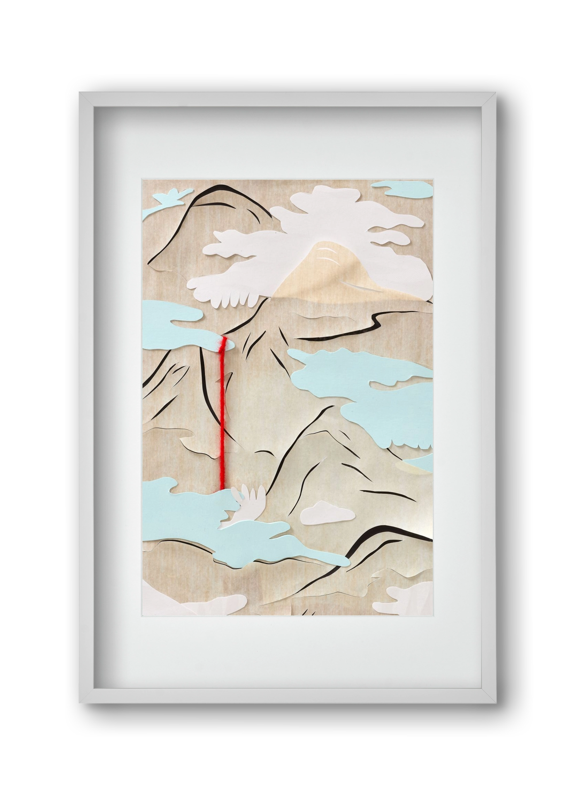 Létmélység 03 // Depth of Being 03, 30x45 cm (20x30 cm), Fehér keret, paszpartuval