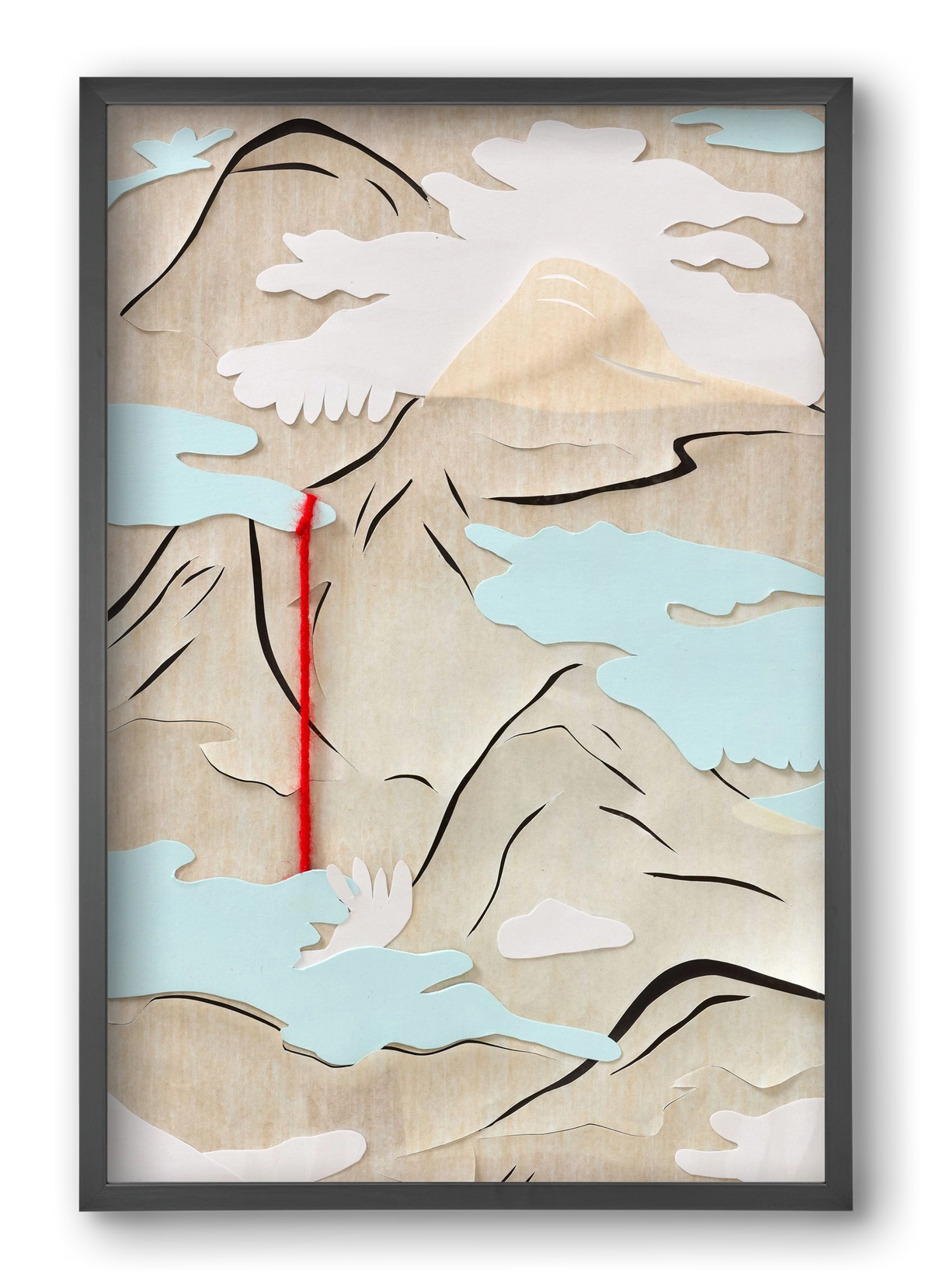 Létmélység 03 // Depth of Being 03, 40x60 cm (40x60 cm), Fekete keret