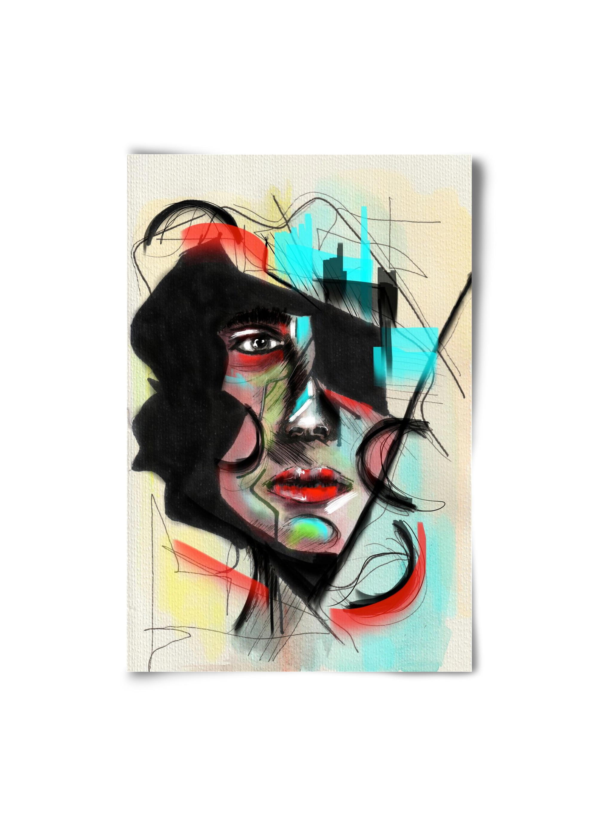 Shattered Silence, 20x30 cm, Keret nélkül