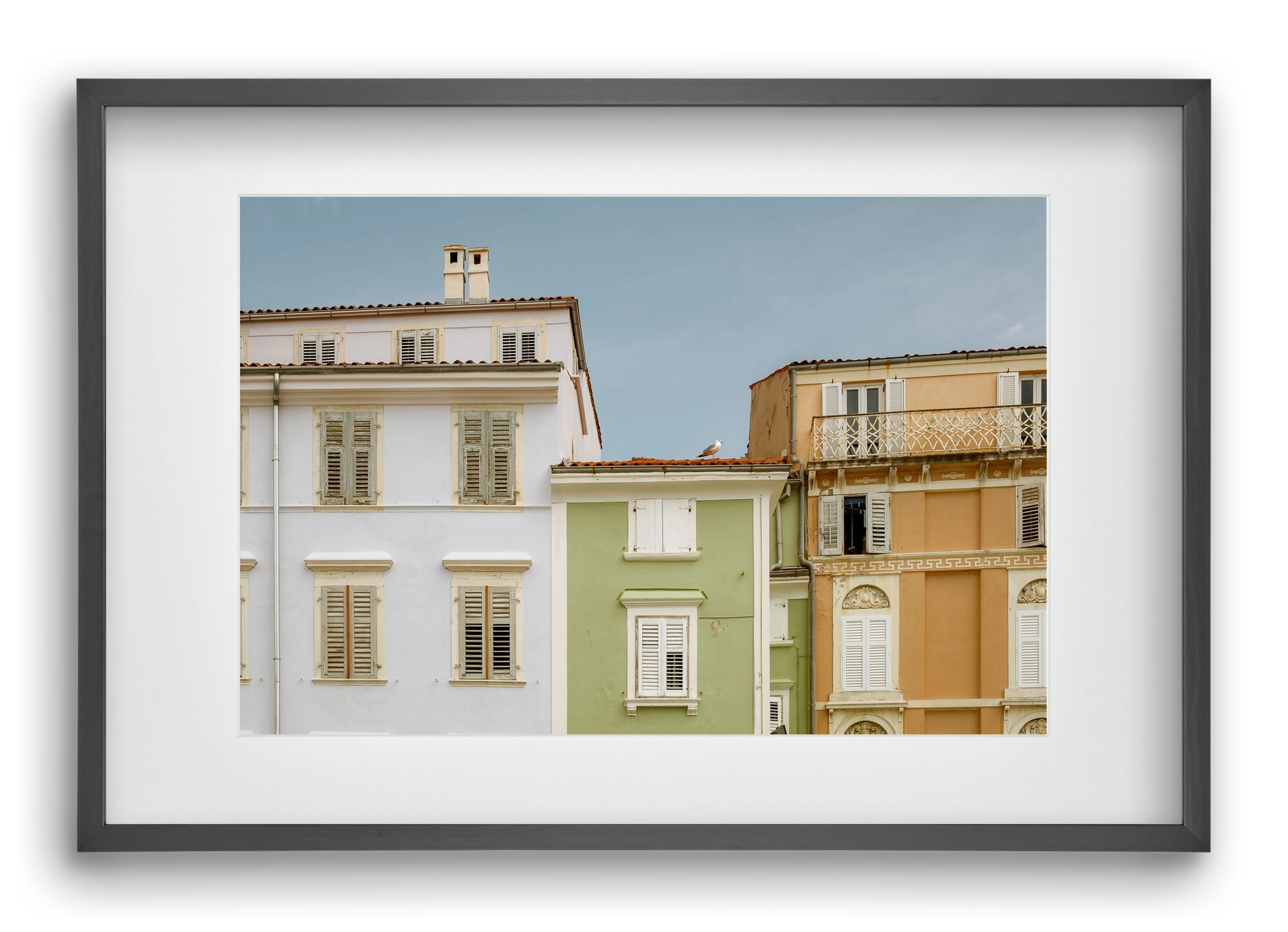 CoastalHomes, 60x40 cm (45x30 cm), Fekete keret, paszpartuval