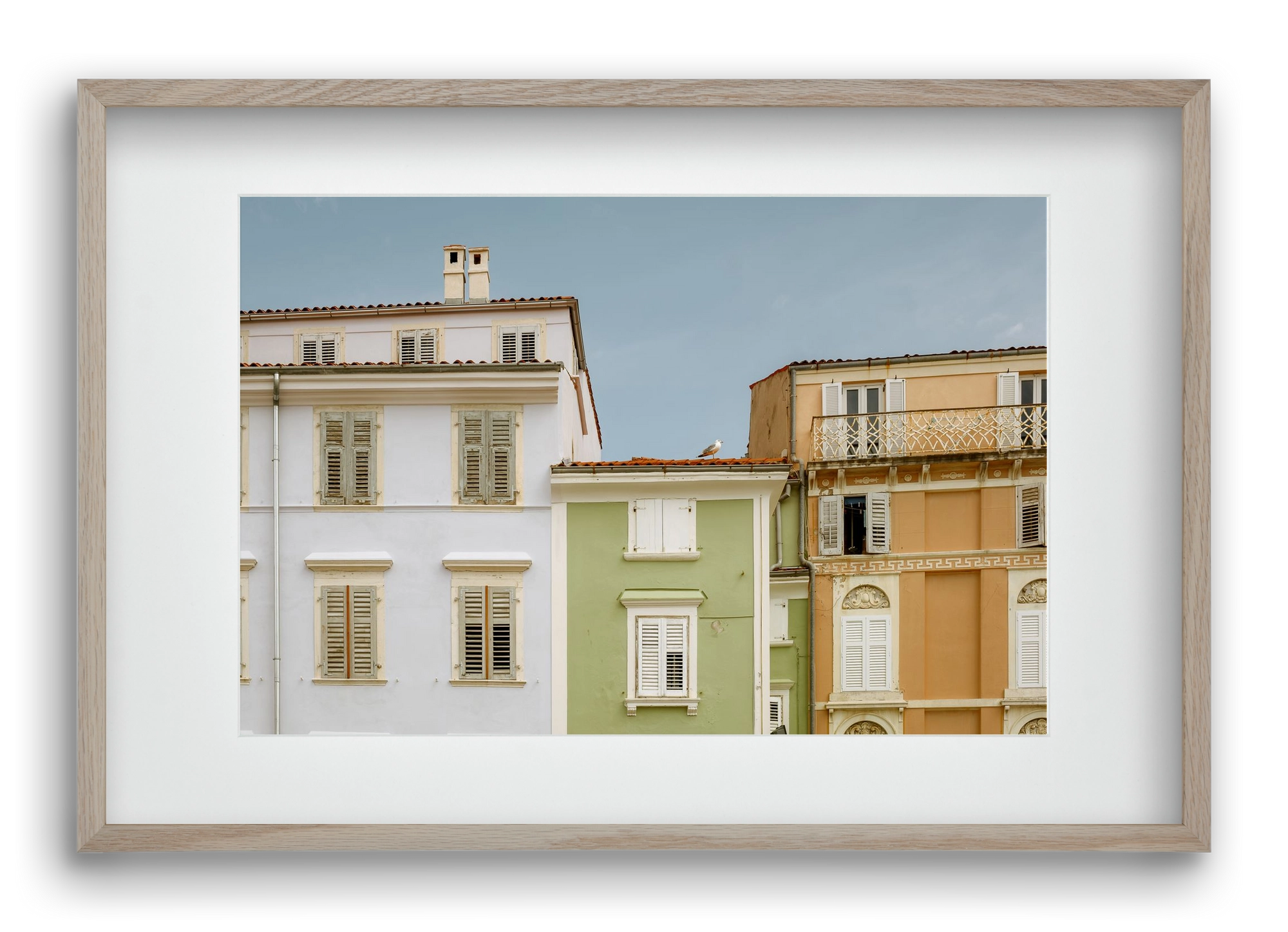 CoastalHomes, 60x40 cm (45x30 cm), Tölgy keret, paszpartuval