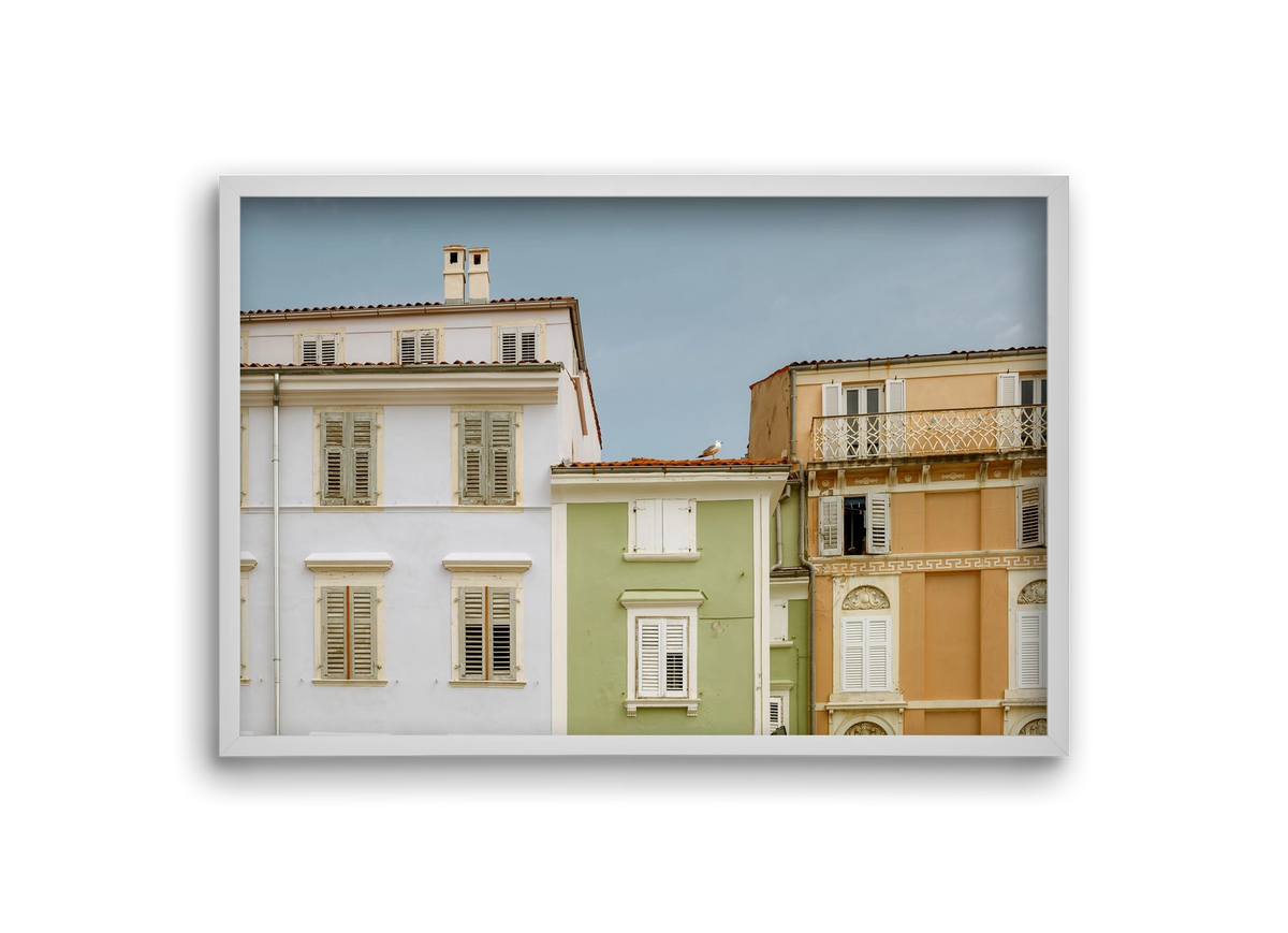 CoastalHomes, 30x20 cm (30x20 cm), Fehér keret