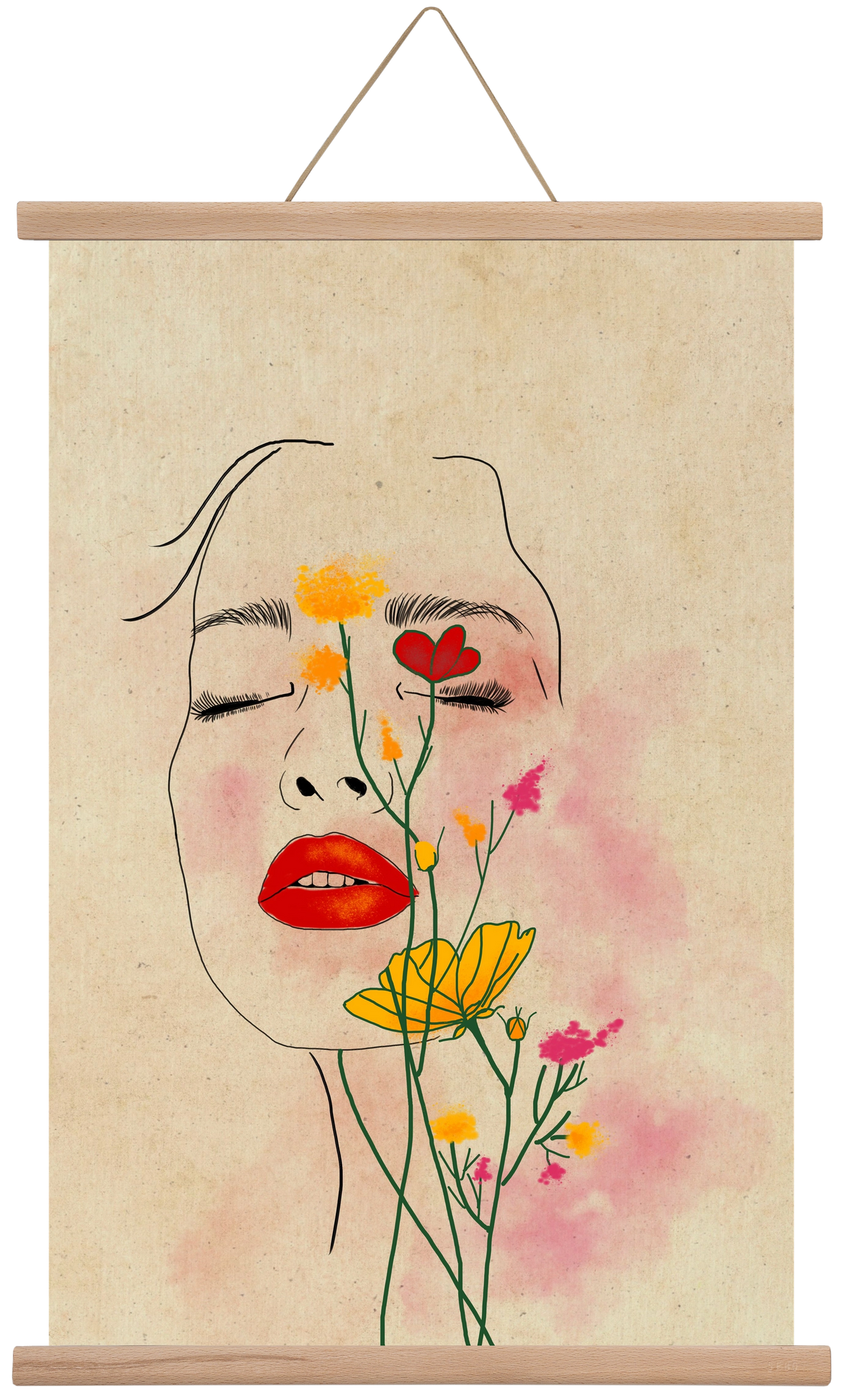Dream in Bloom, 40x60 cm (40x60 cm), Tölgy akasztó