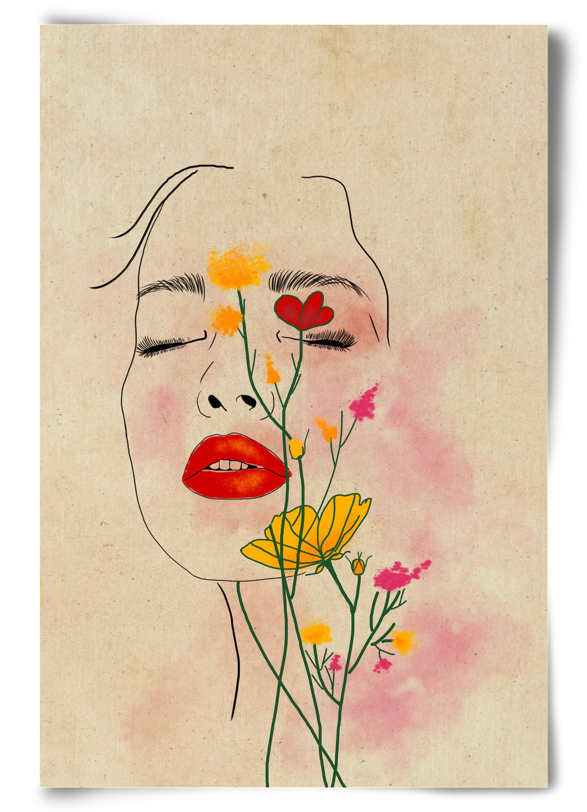 Dream in Bloom, 60x90 cm, Keret nélkül