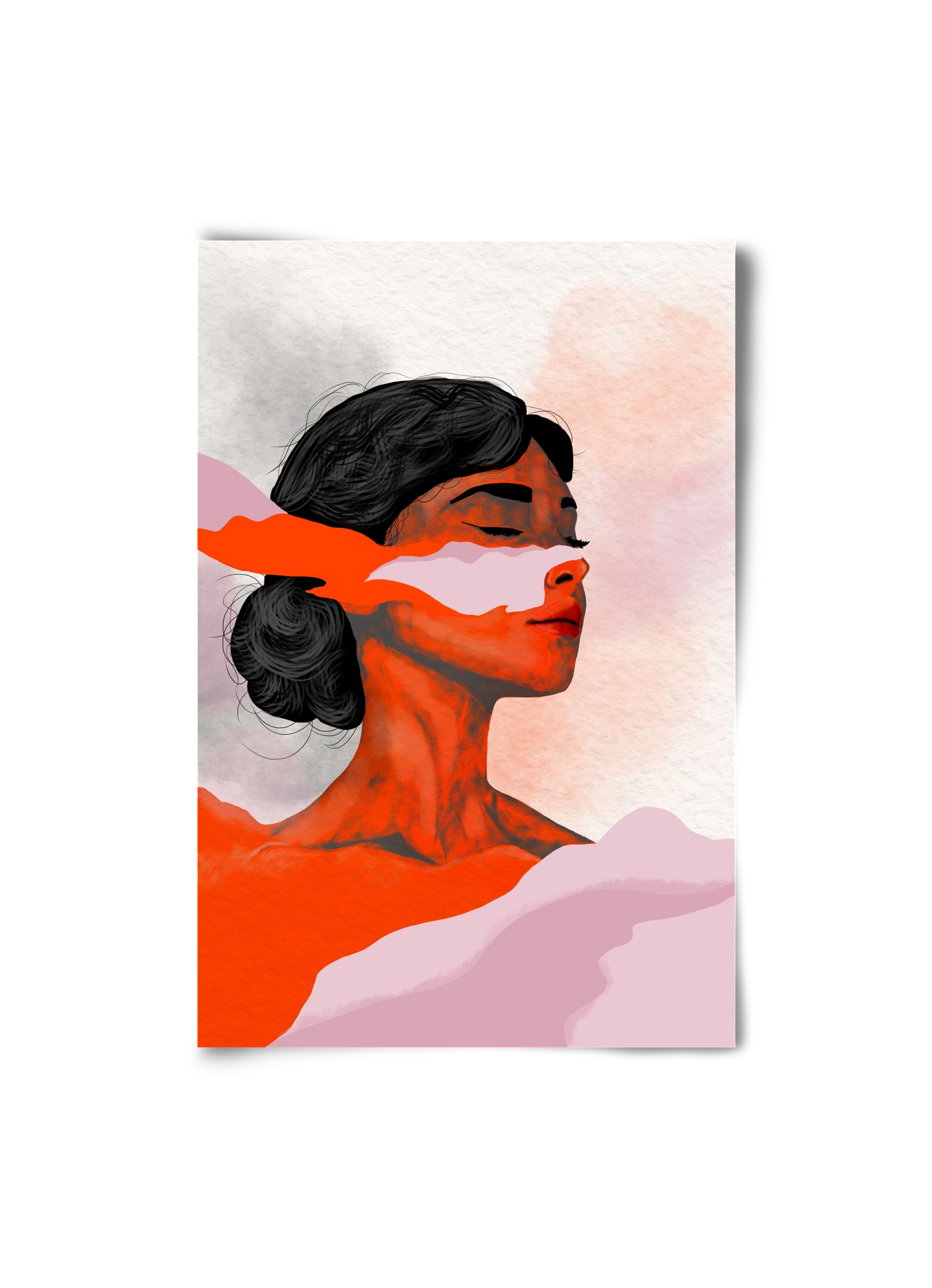 Red Wave, 20x30 cm, Keret nélkül