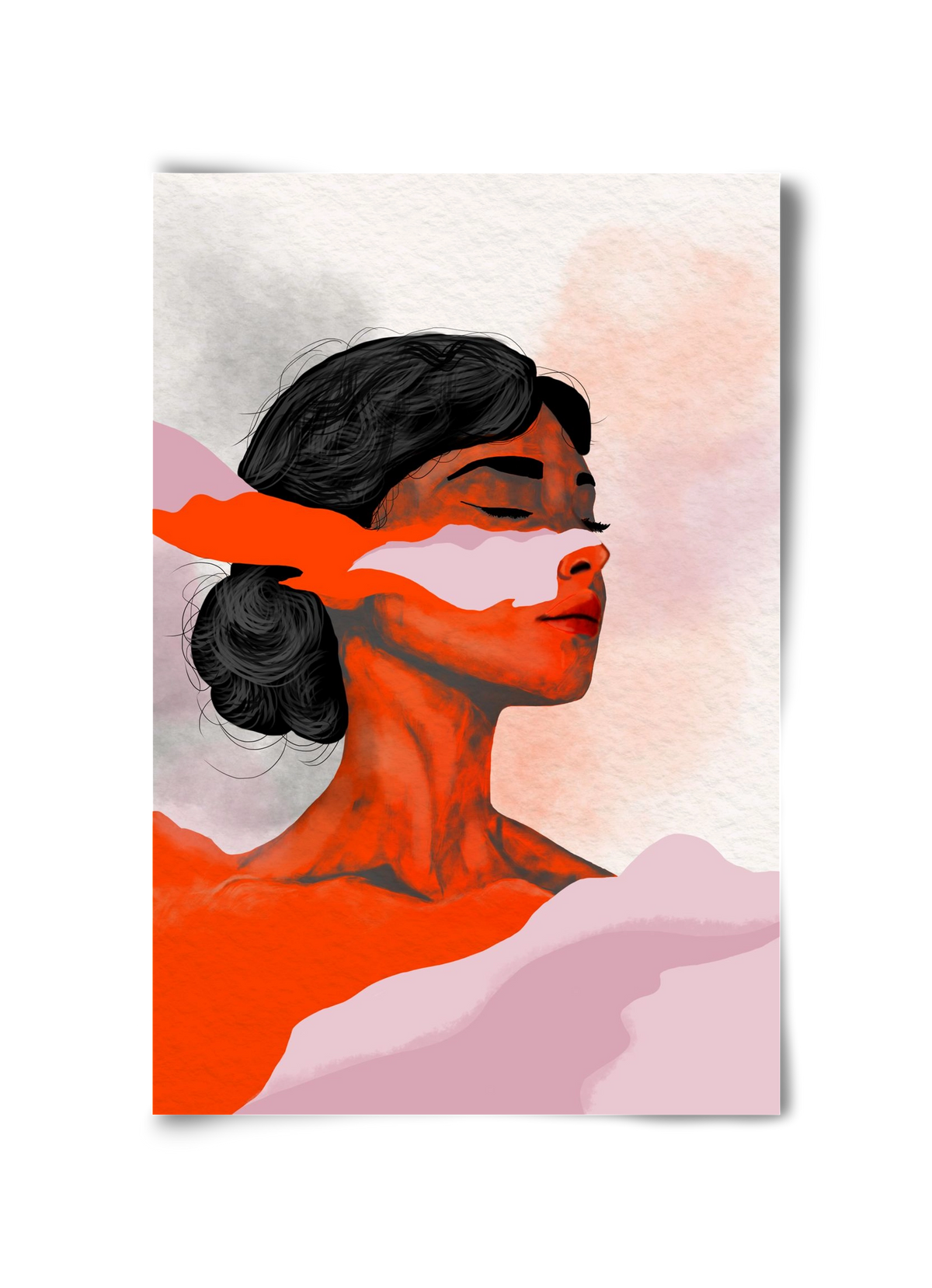 Red Wave, 30x45 cm, Keret nélkül