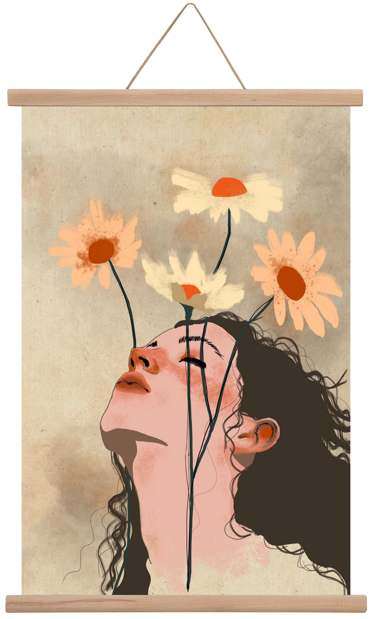 Looking Up, 40x60 cm (40x60 cm), Tölgy akasztó