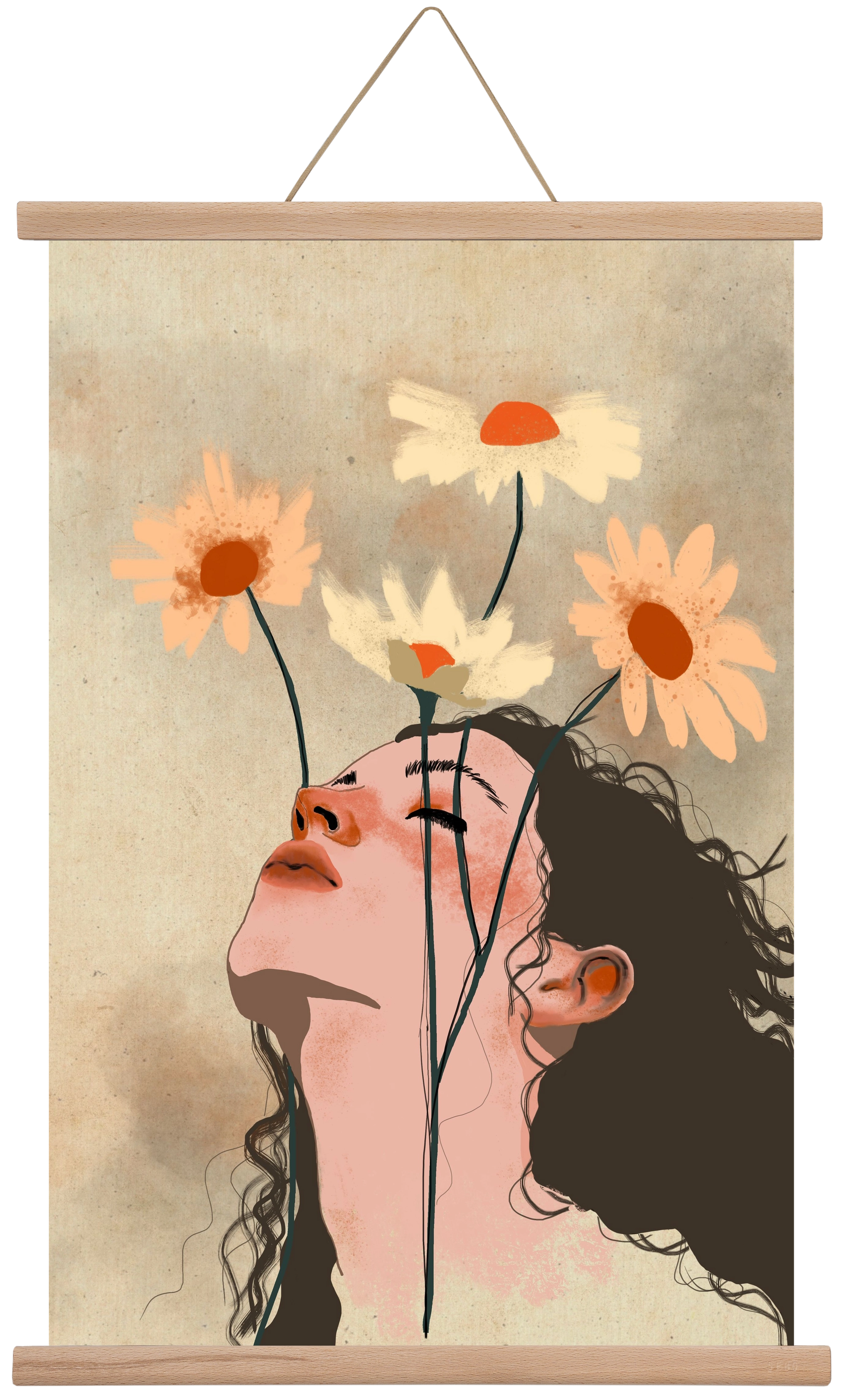 Looking Up, 40x60 cm (40x60 cm), Tölgy akasztó