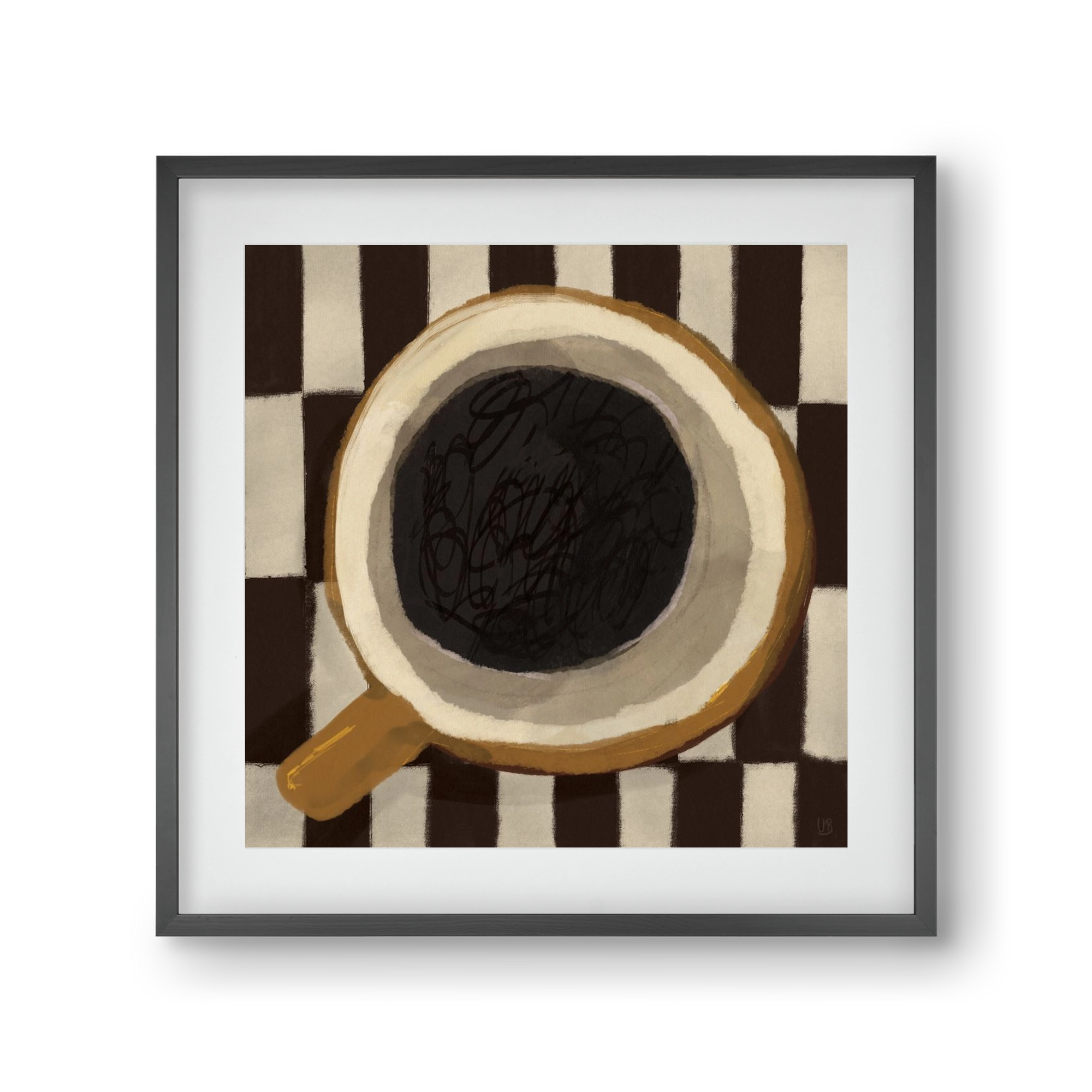 Bean sacrifice, 30x30 cm (20x20 cm), Fekete keret, paszpartuval