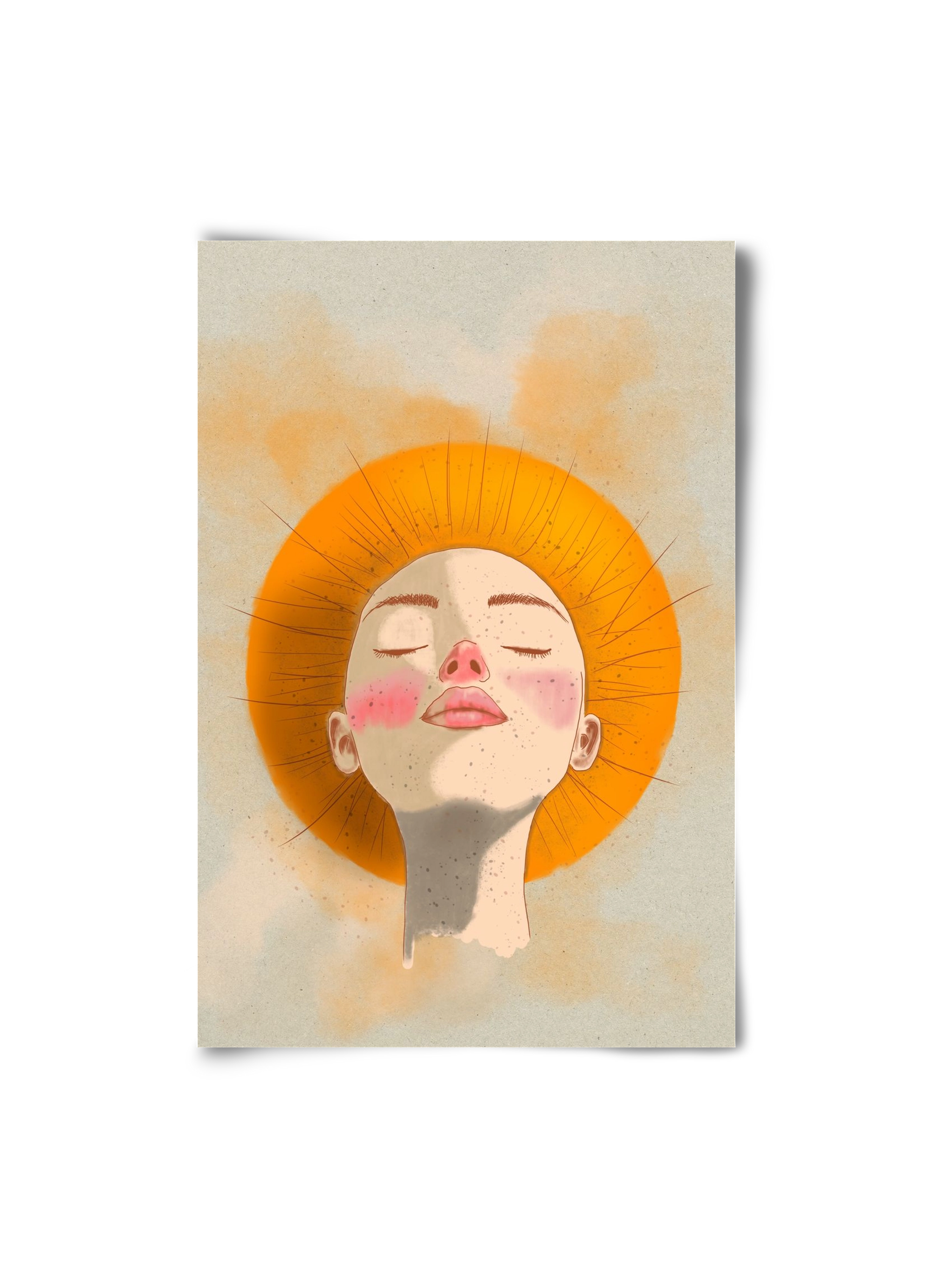 Golden Halo, 20x30 cm, Keret nélkül