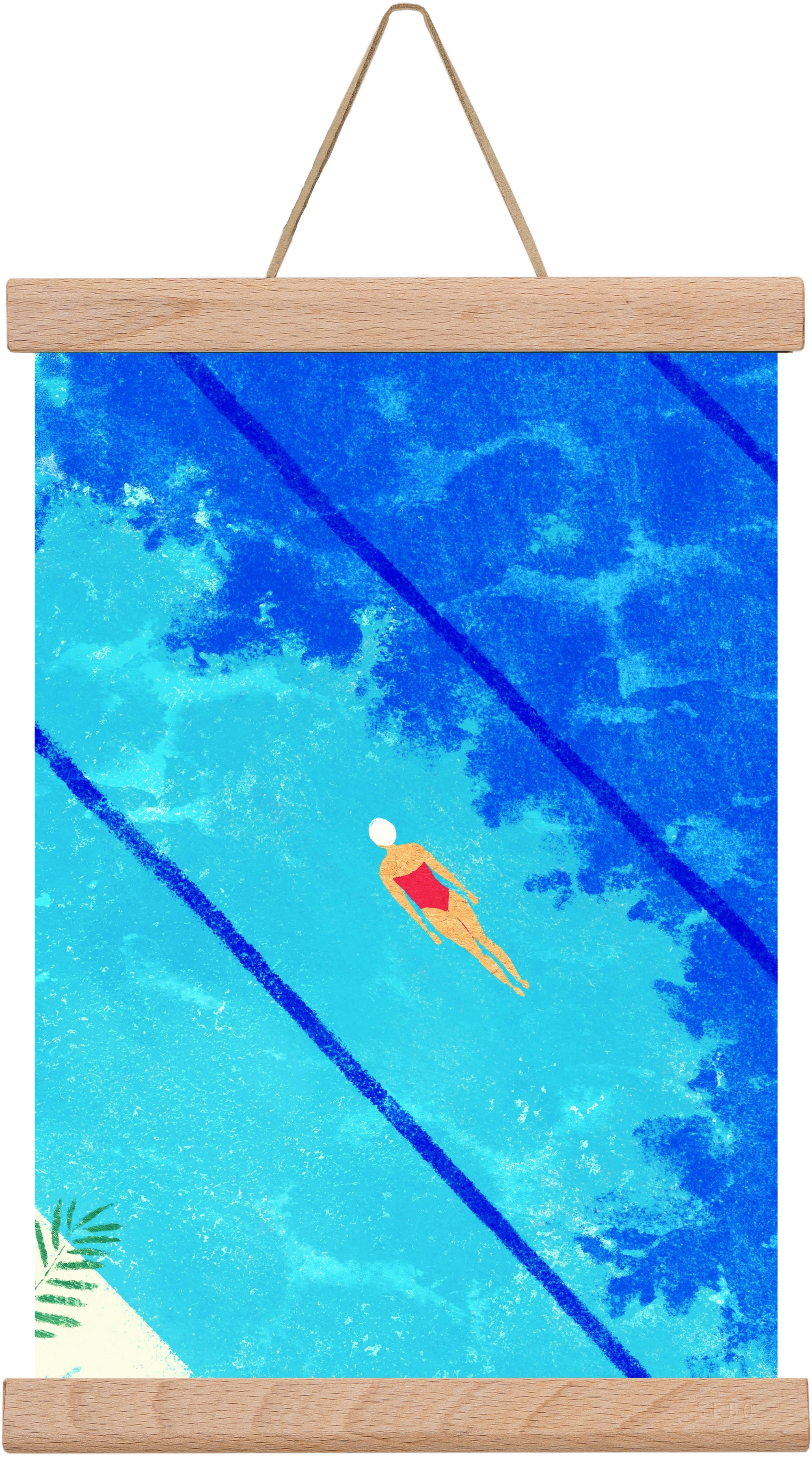 Calm below the surface, 20x30 cm (20x30 cm), Tölgy akasztó