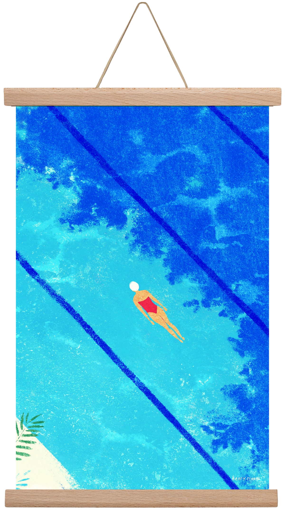 Calm below the surface, 30x45 cm (30x45 cm), Tölgy akasztó