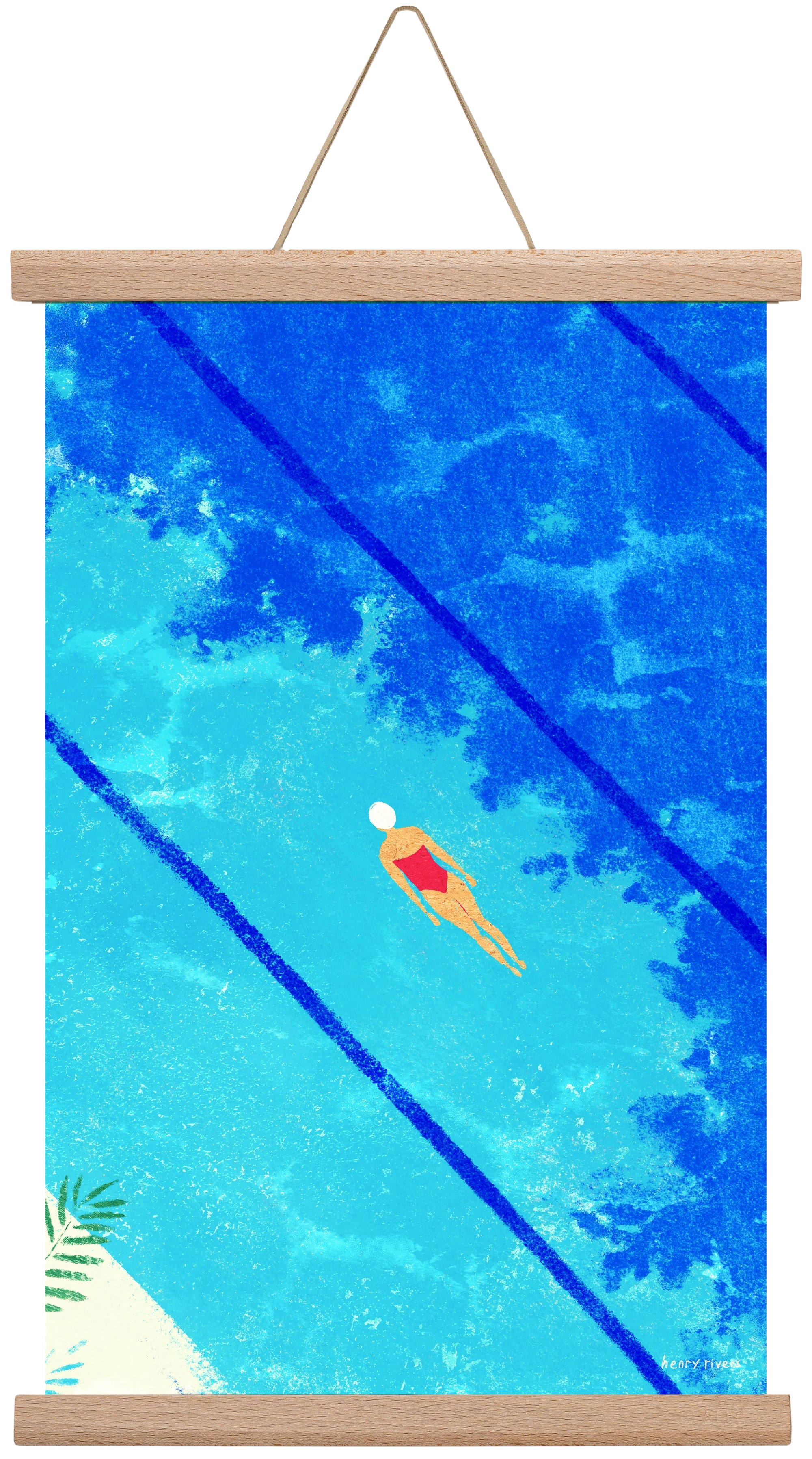 Calm below the surface, 30x45 cm (30x45 cm), Tölgy akasztó