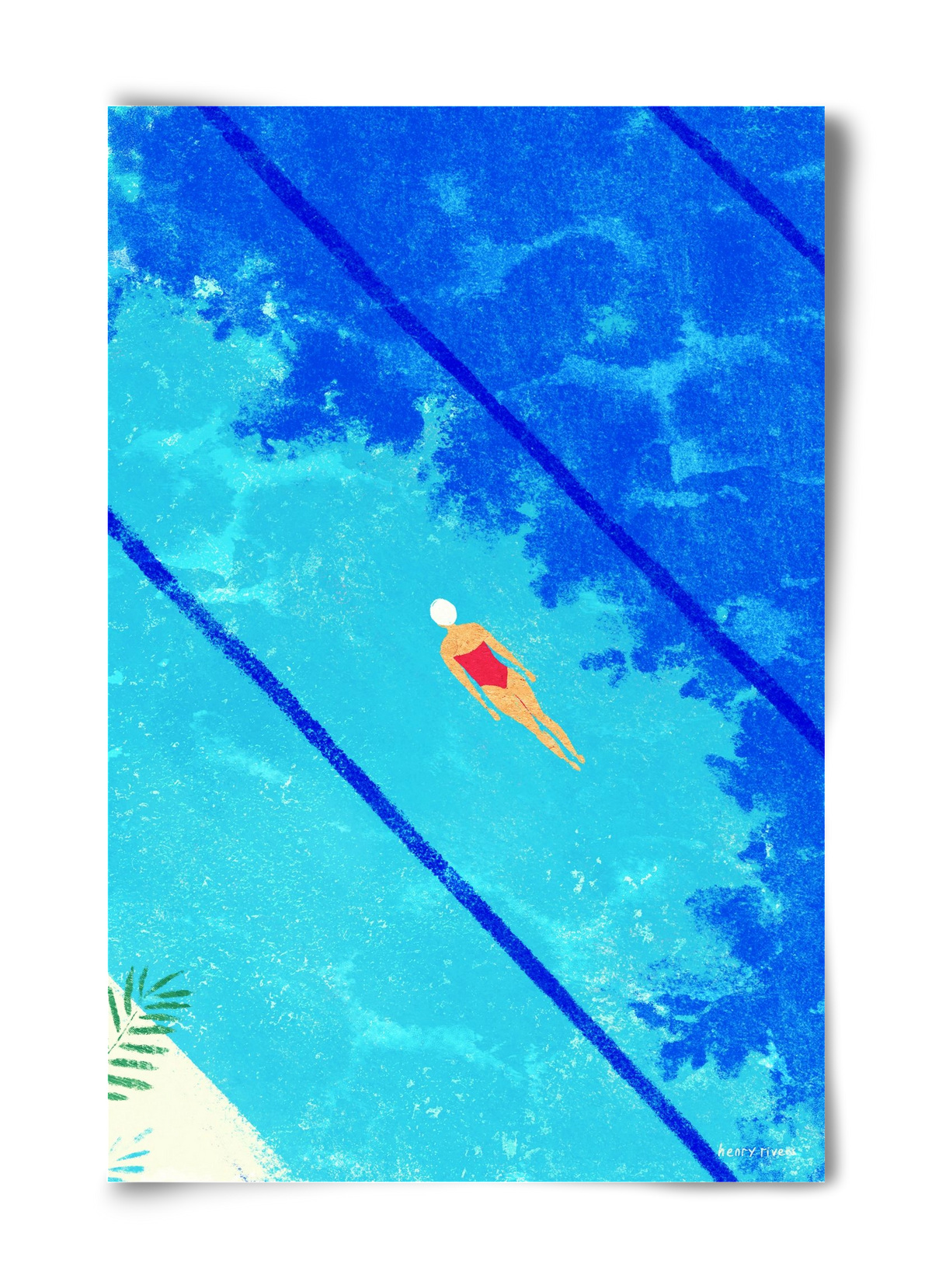 Calm below the surface, 40x60 cm, Keret nélkül