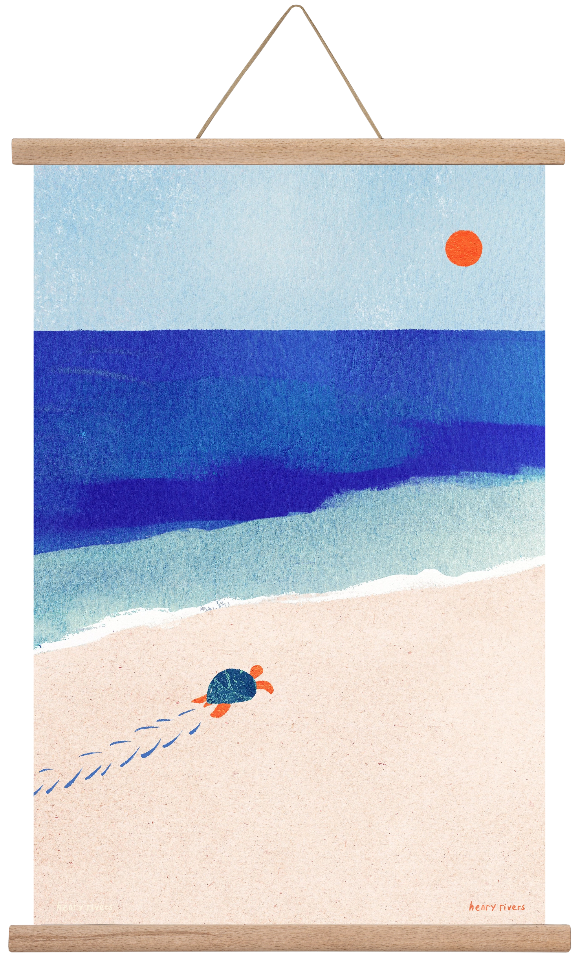 Following the sun, 40x60 cm (40x60 cm), Tölgy akasztó