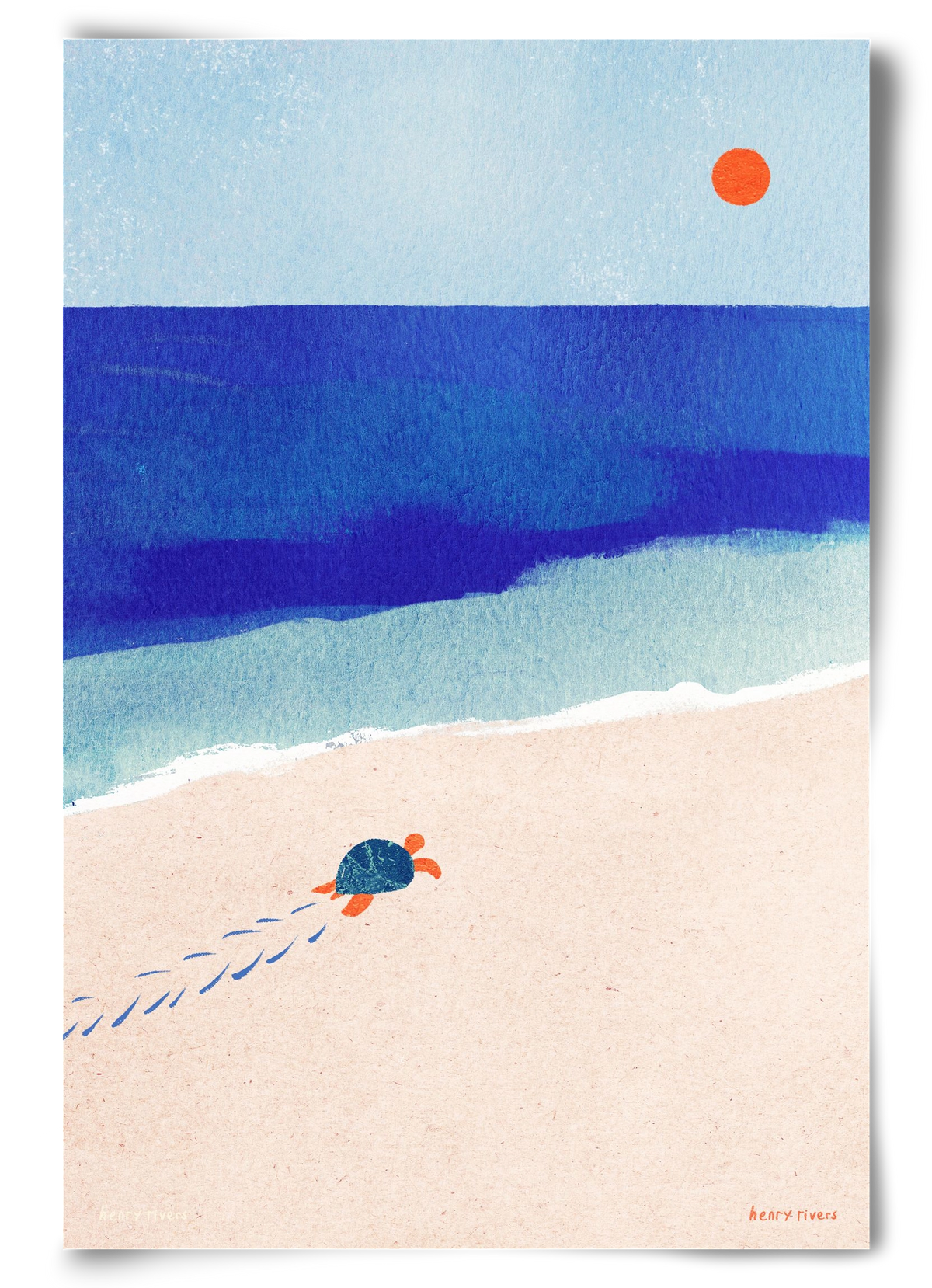 Following the sun, 60x90 cm, Keret nélkül