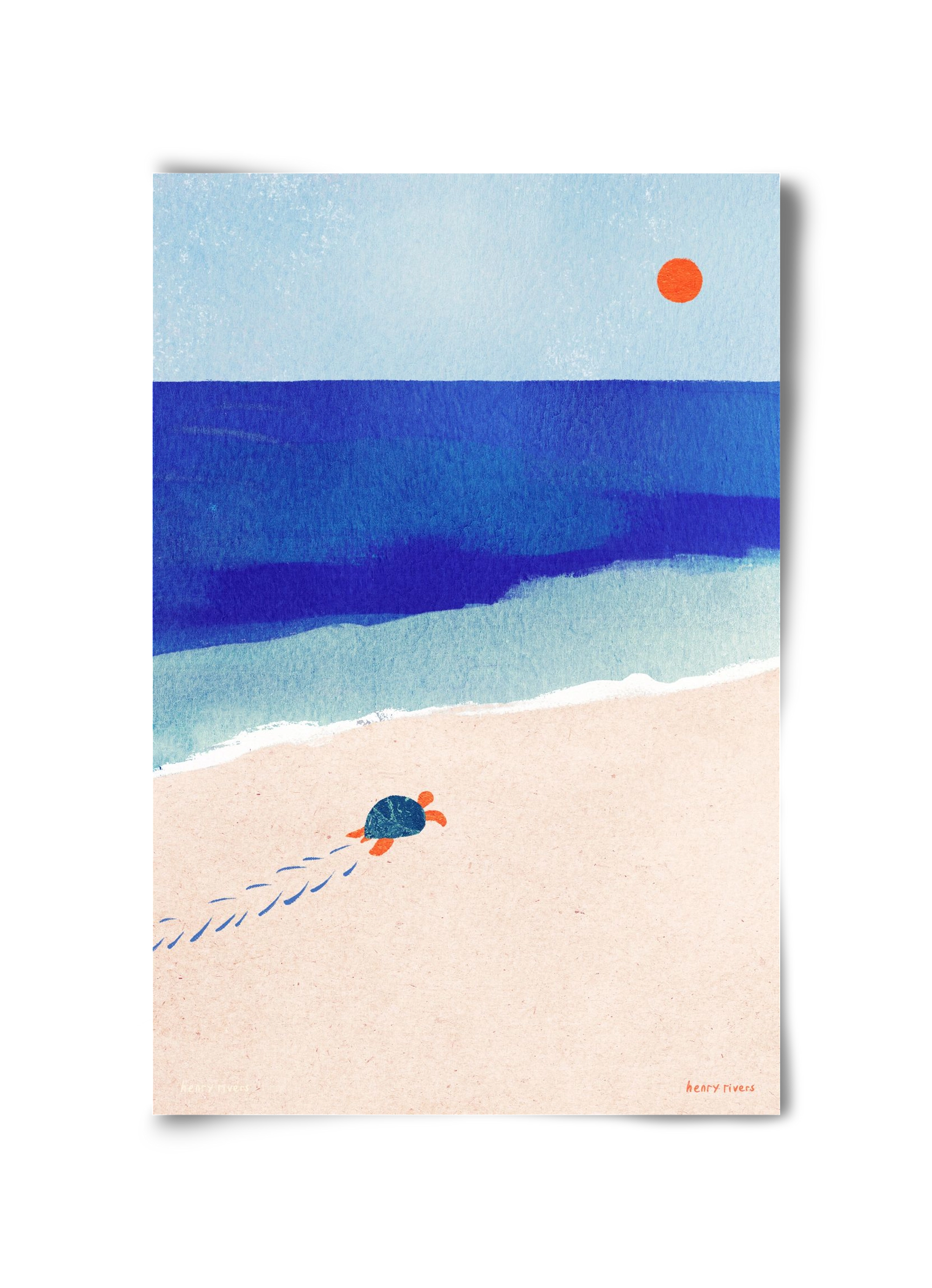 Following the sun, 30x45 cm, Keret nélkül