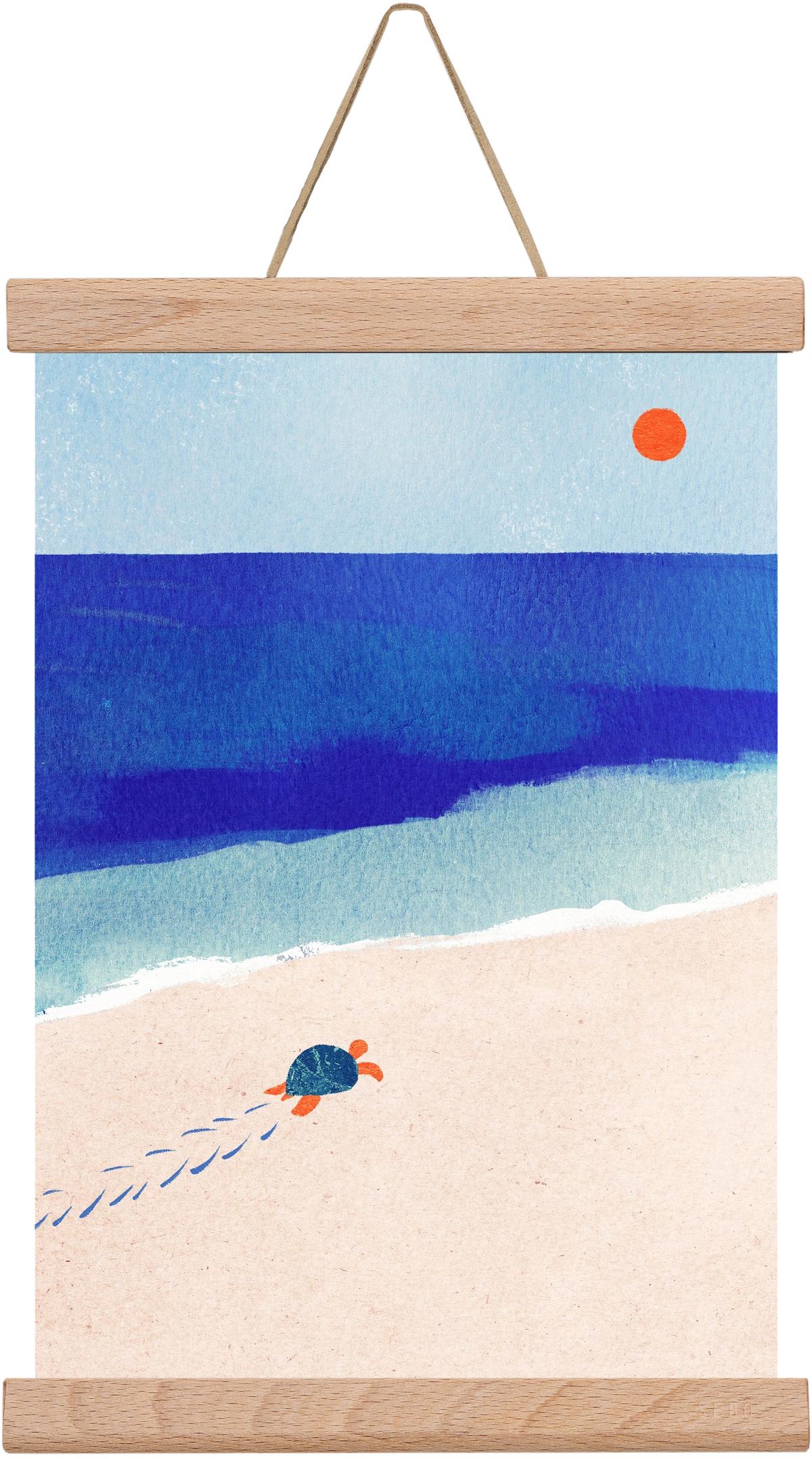 Following the sun, 20x30 cm (20x30 cm), Tölgy akasztó