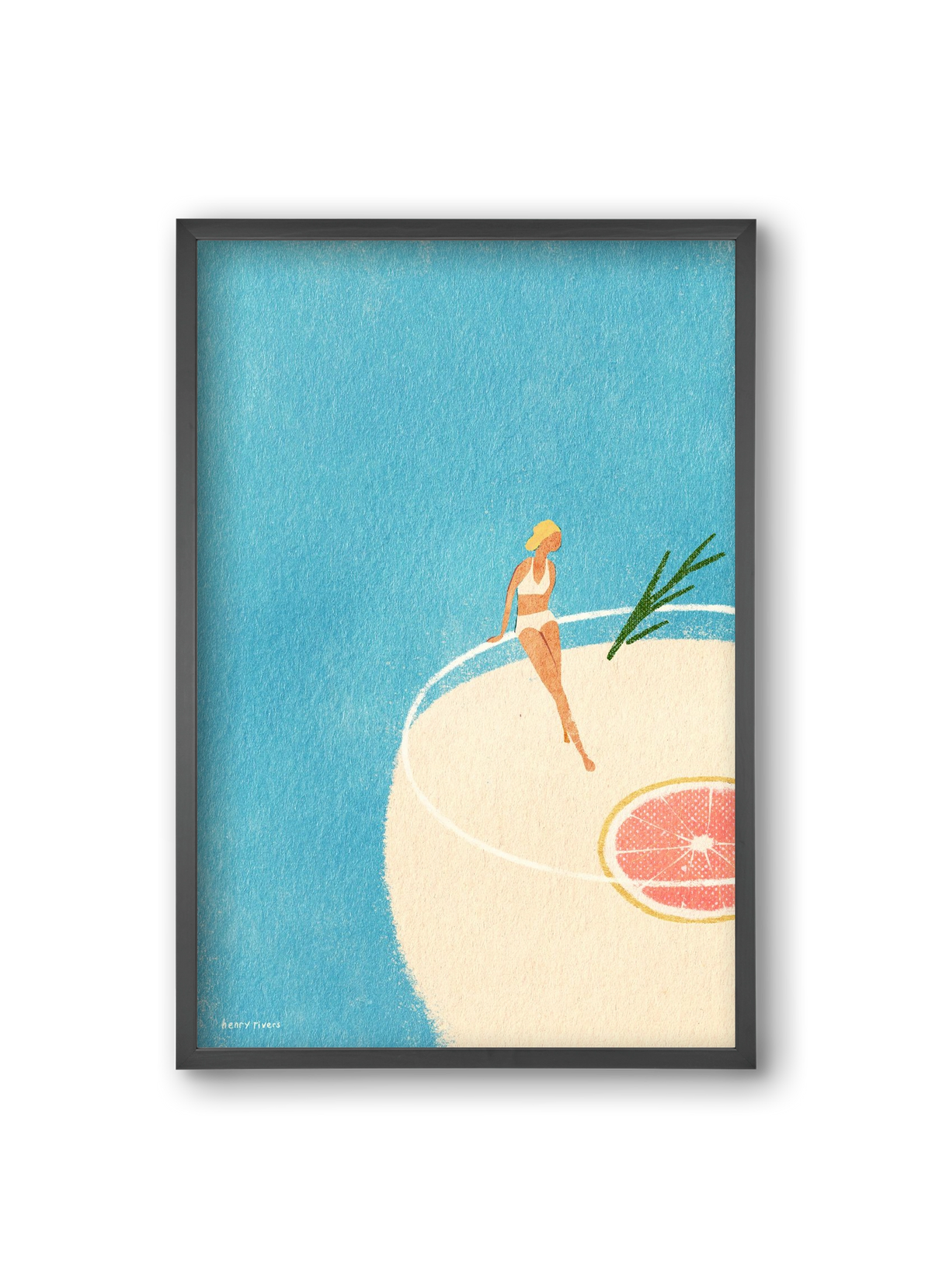 Gin and Tonic, 20x30 cm (20x30 cm), Fekete keret