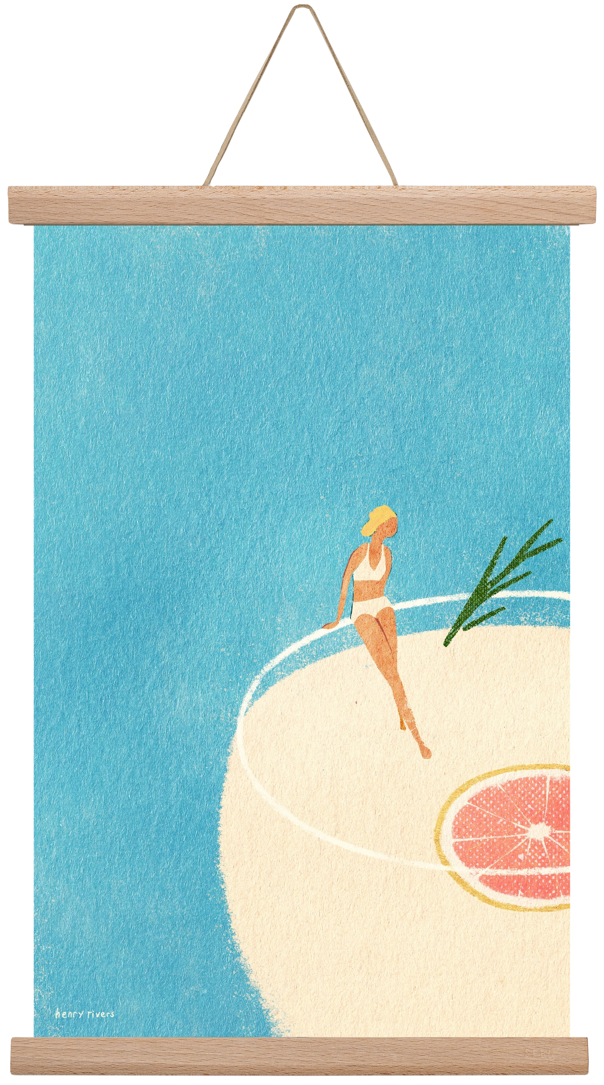 Gin and Tonic, 30x45 cm (30x45 cm), Tölgy akasztó