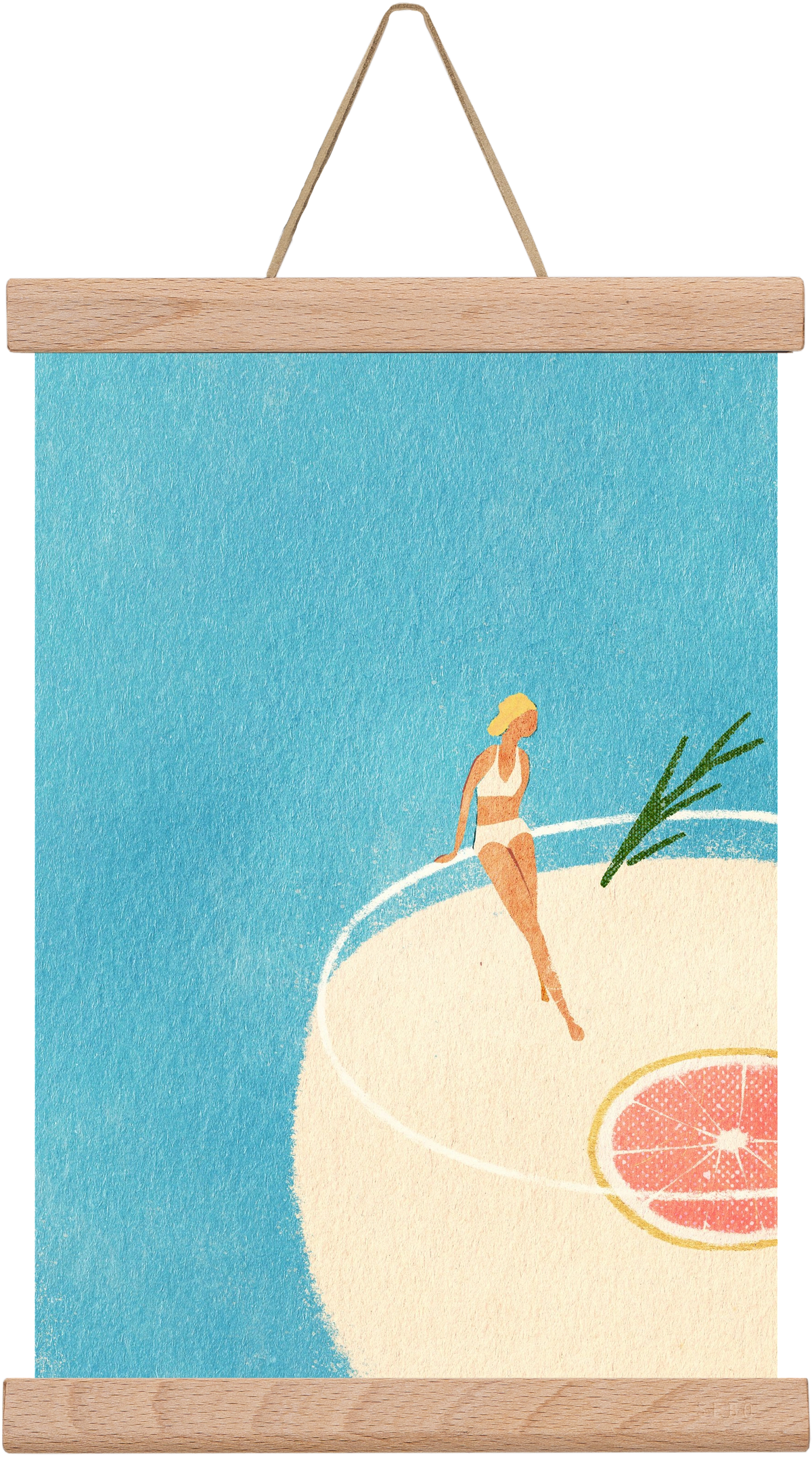 Gin and Tonic, 20x30 cm (20x30 cm), Tölgy akasztó