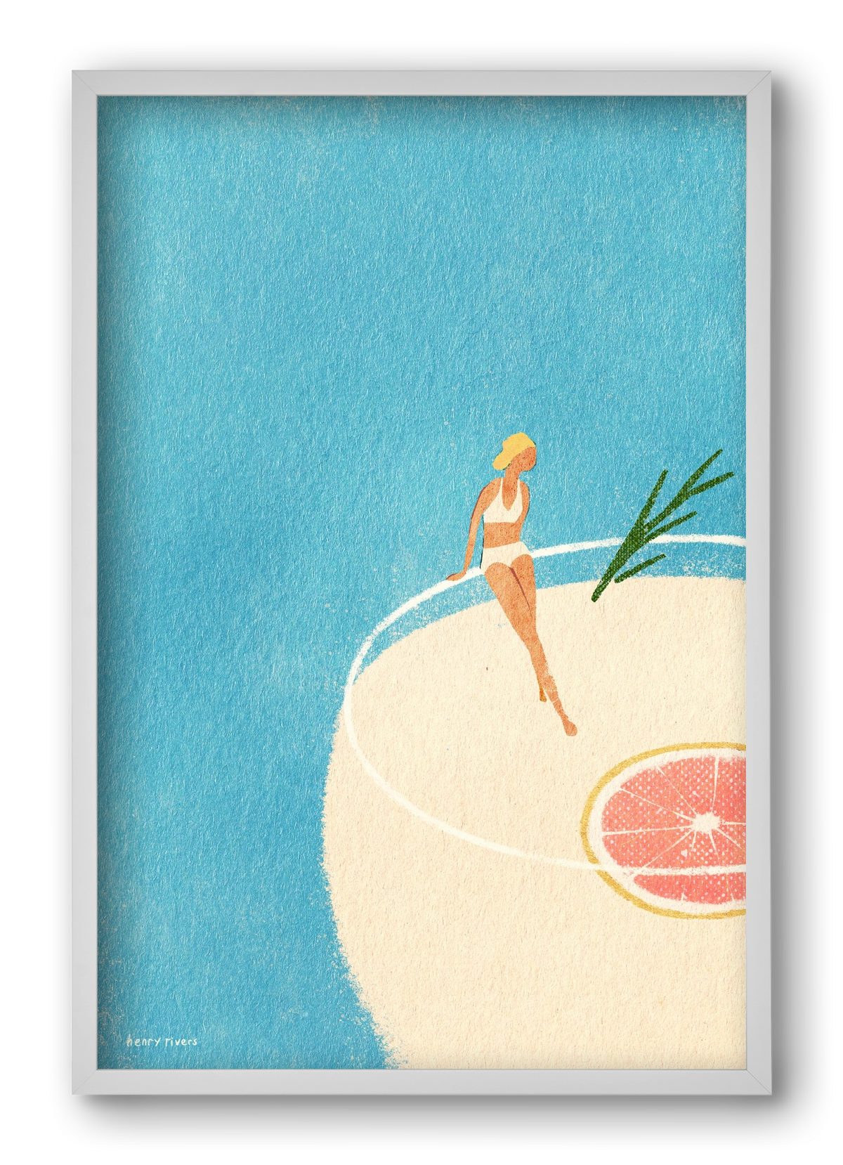Gin and Tonic, 40x60 cm (40x60 cm), Fehér keret
