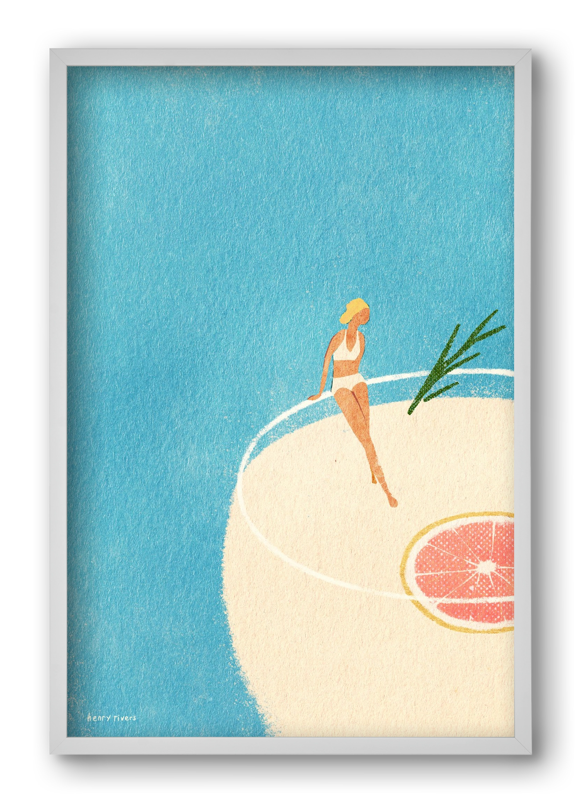 Gin and Tonic, 40x60 cm (40x60 cm), Fehér keret