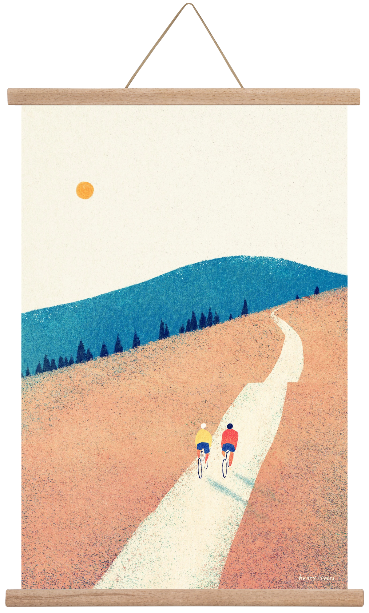 Heatwave cycle, 40x60 cm (40x60 cm), Tölgy akasztó