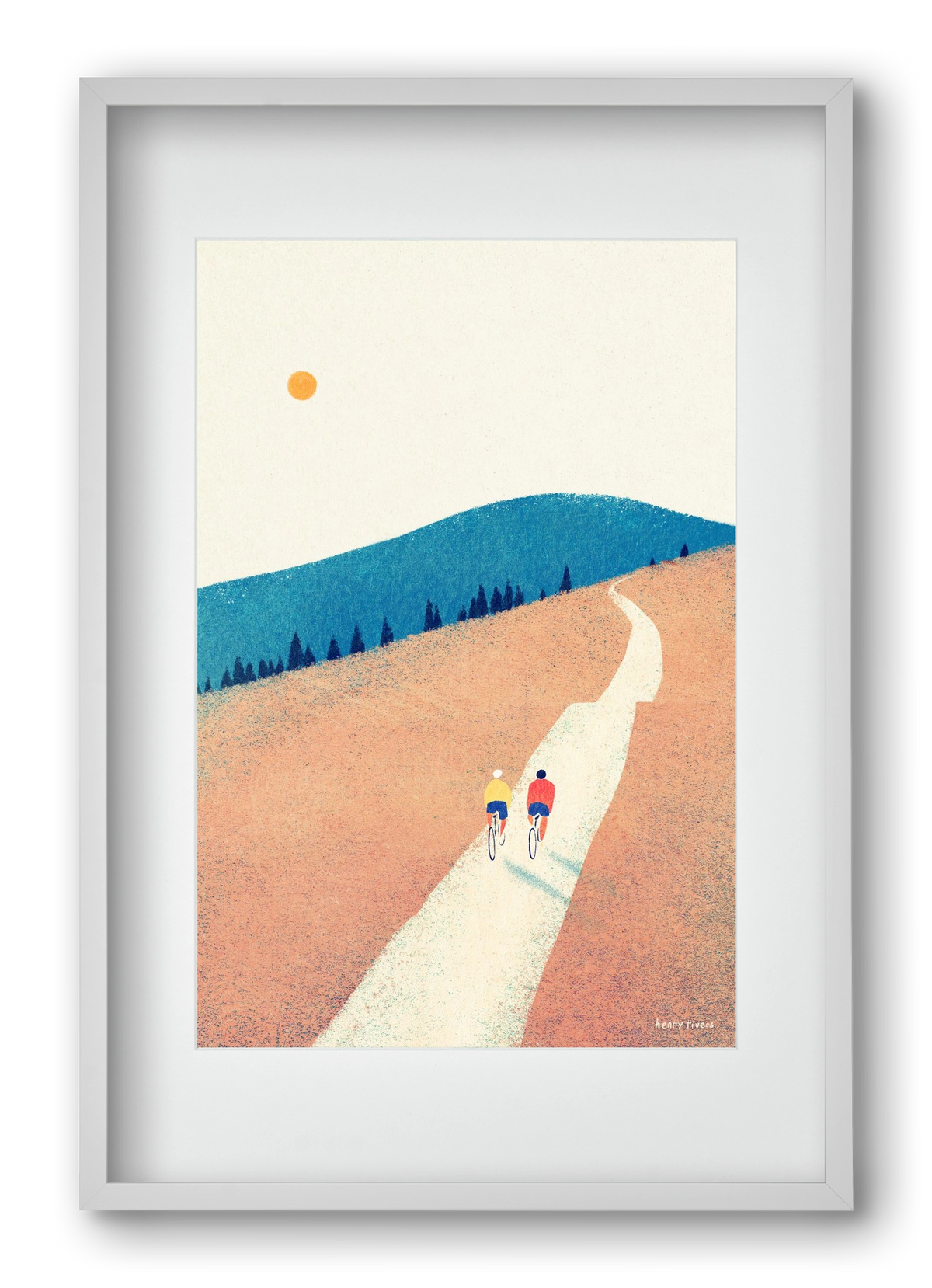 Heatwave cycle, 40x60 cm (30x45 cm), Fehér keret, paszpartuval