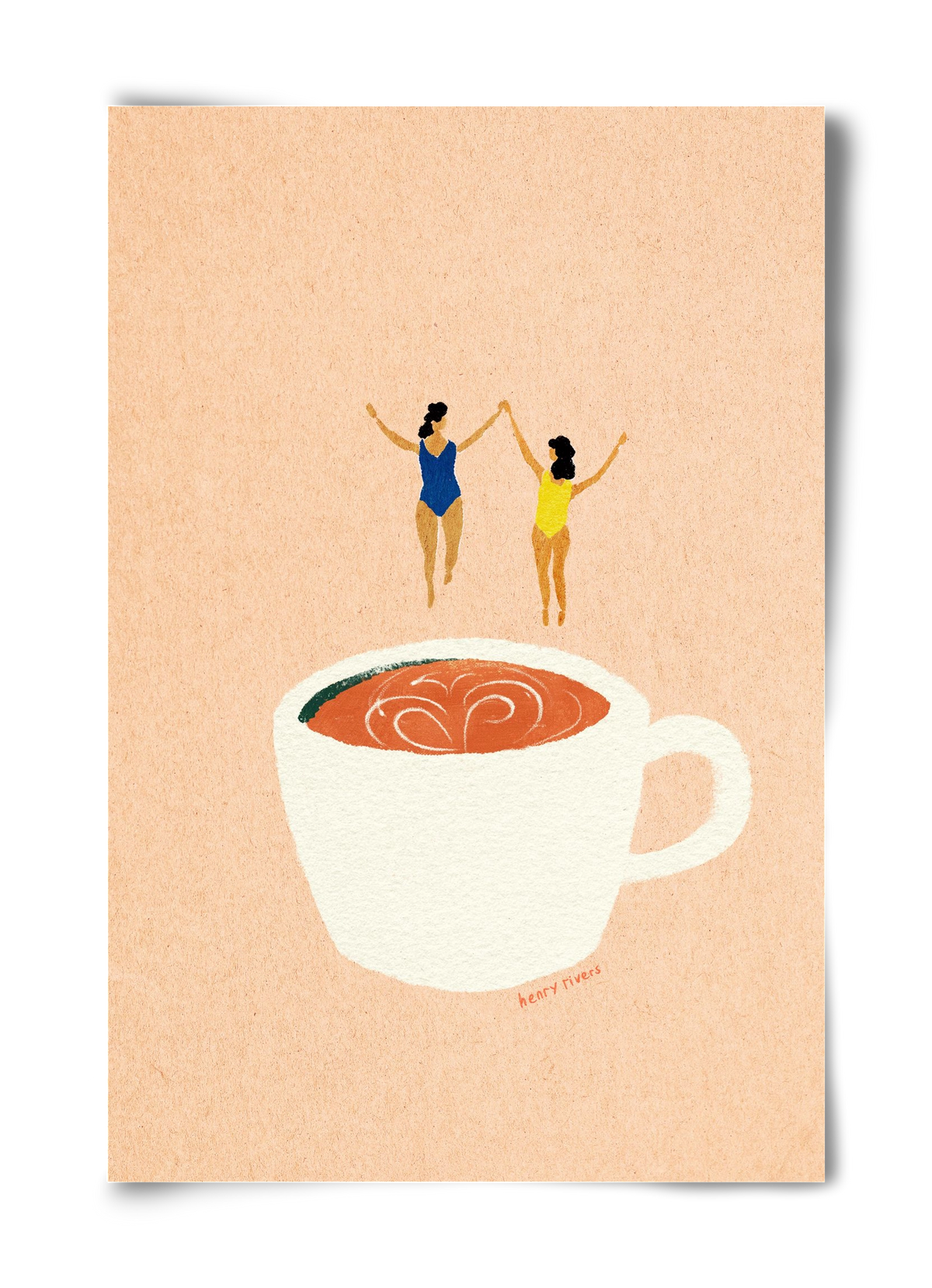Coffee party, 40x60 cm, Keret nélkül