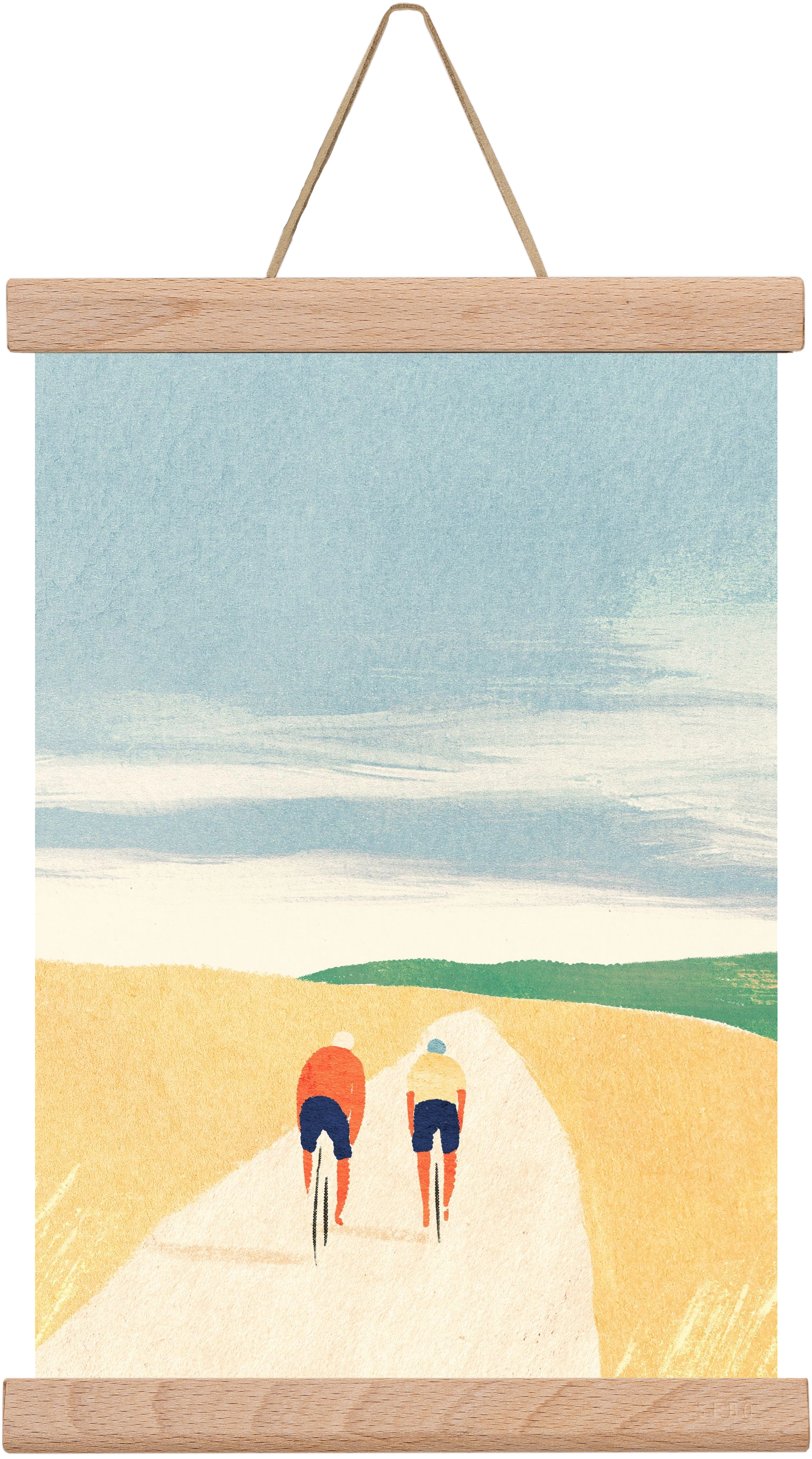 Cycle Buddies, 20x30 cm (20x30 cm), Tölgy akasztó