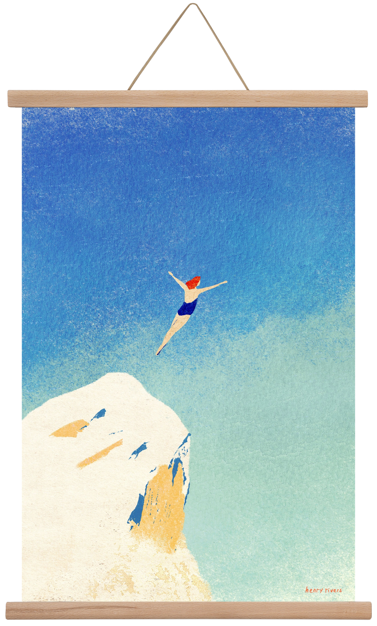 Flying, 40x60 cm (40x60 cm), Tölgy akasztó