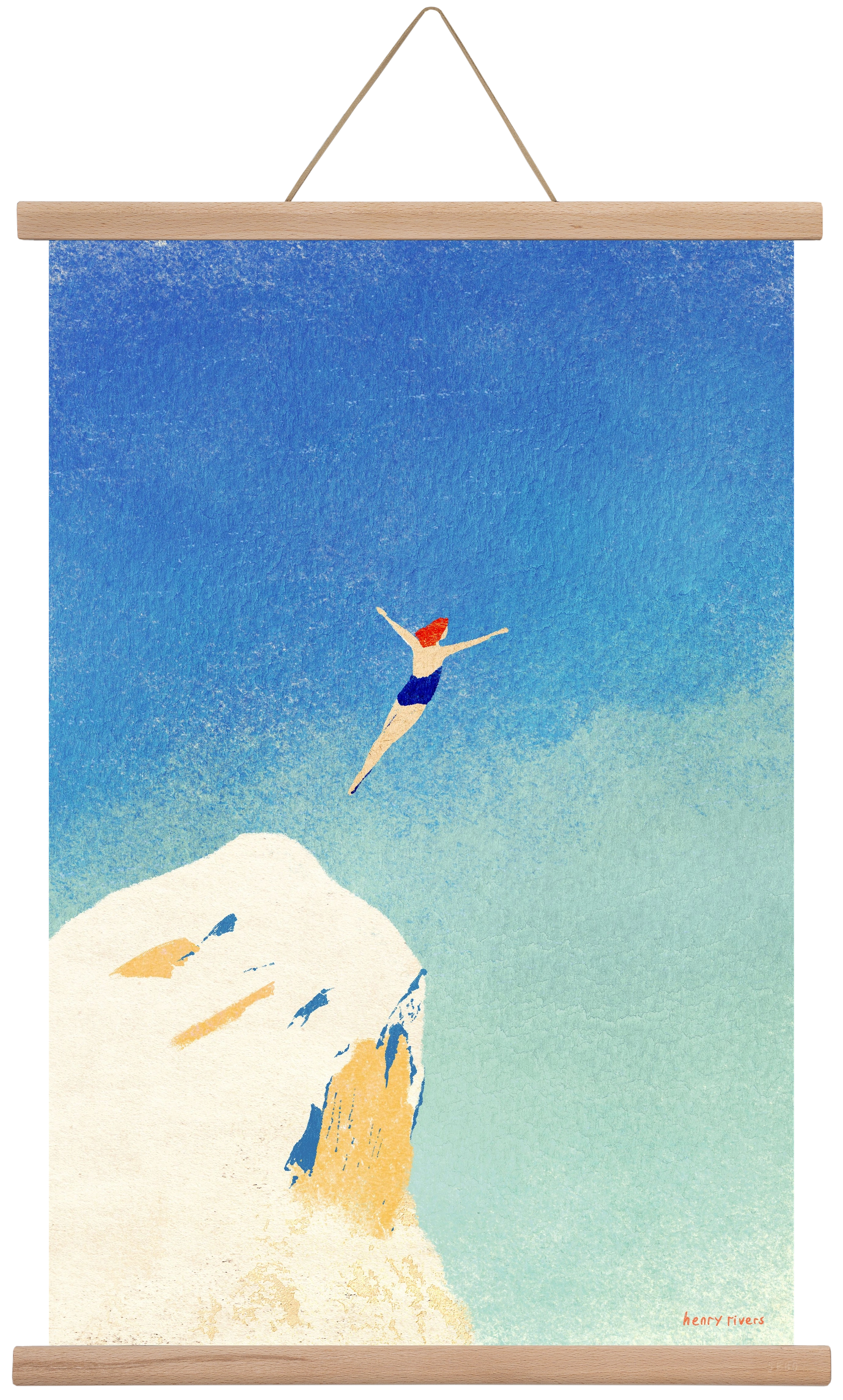 Flying, 40x60 cm (40x60 cm), Tölgy akasztó