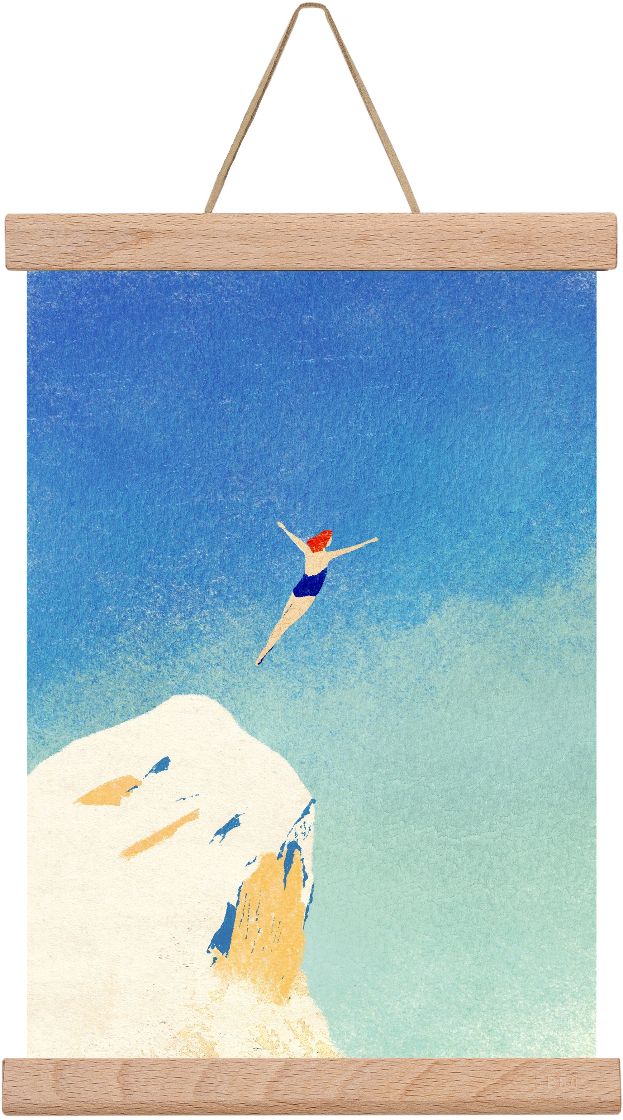 Flying, 20x30 cm (20x30 cm), Tölgy akasztó