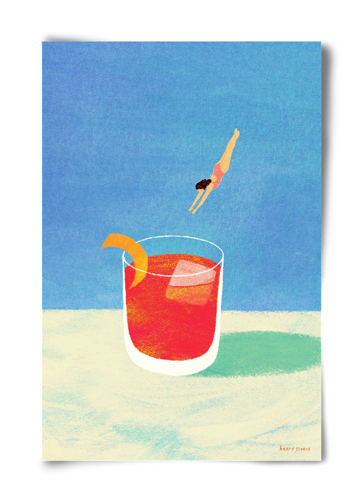 Negroni Please, 40x60 cm, Keret nélkül