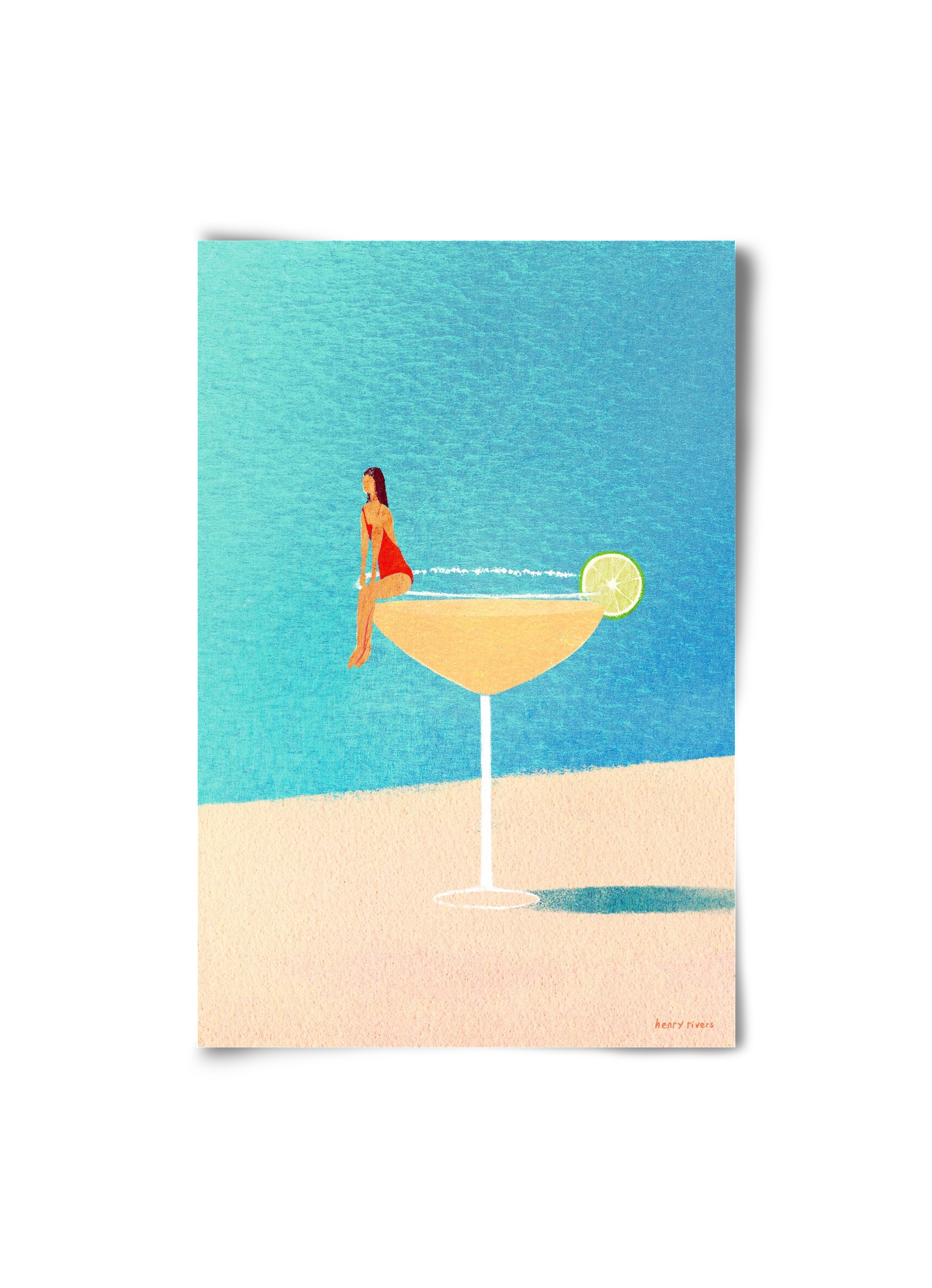 Poolside Margarita, 20x30 cm, Keret nélkül