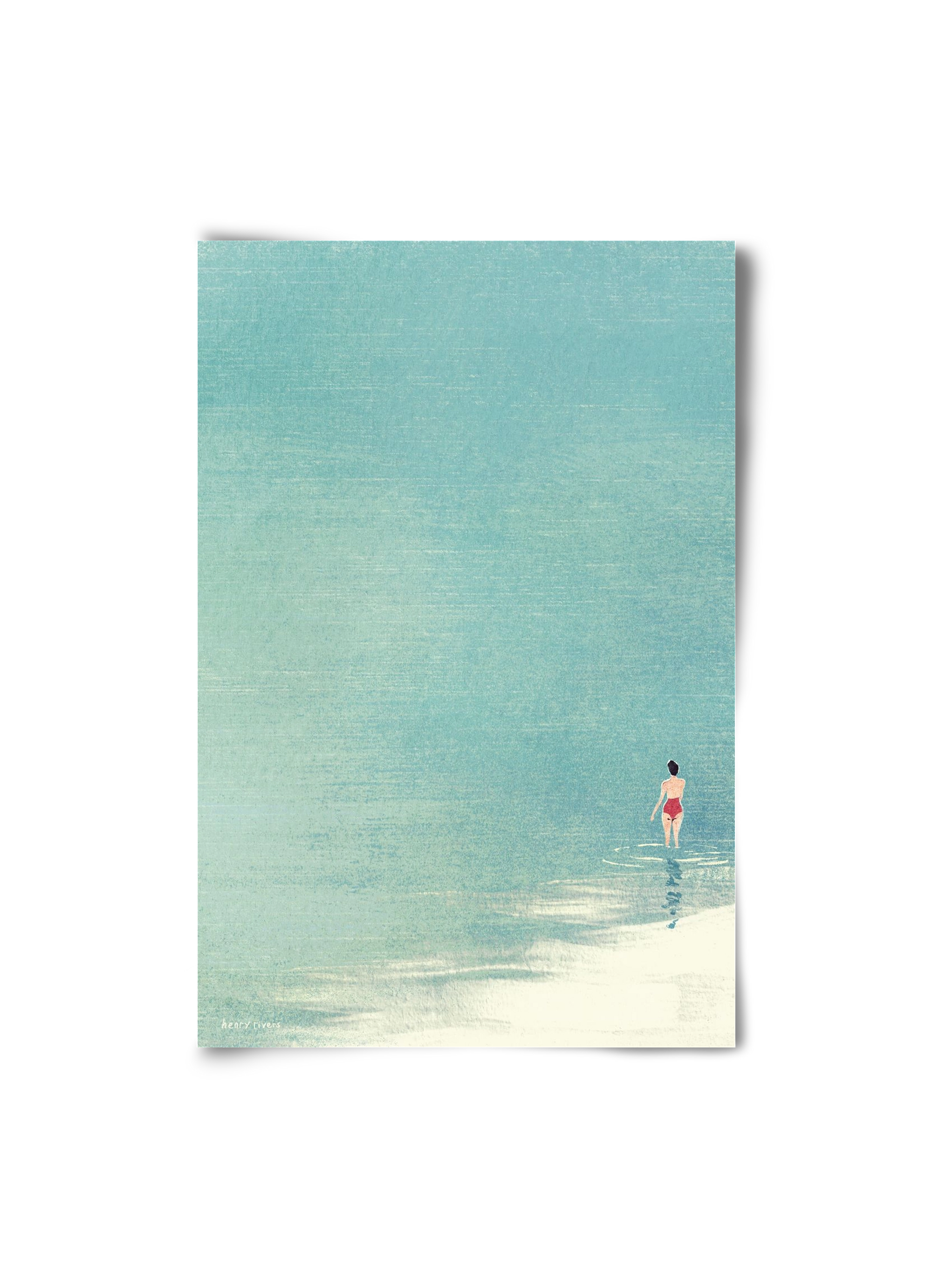 Last swim of the day, 20x30 cm, Keret nélkül