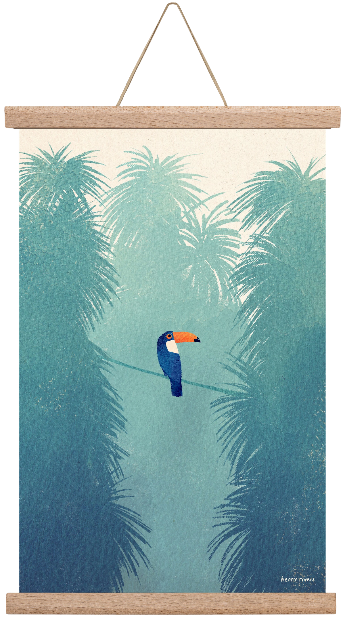 Toucan, 30x45 cm (30x45 cm), Tölgy akasztó
