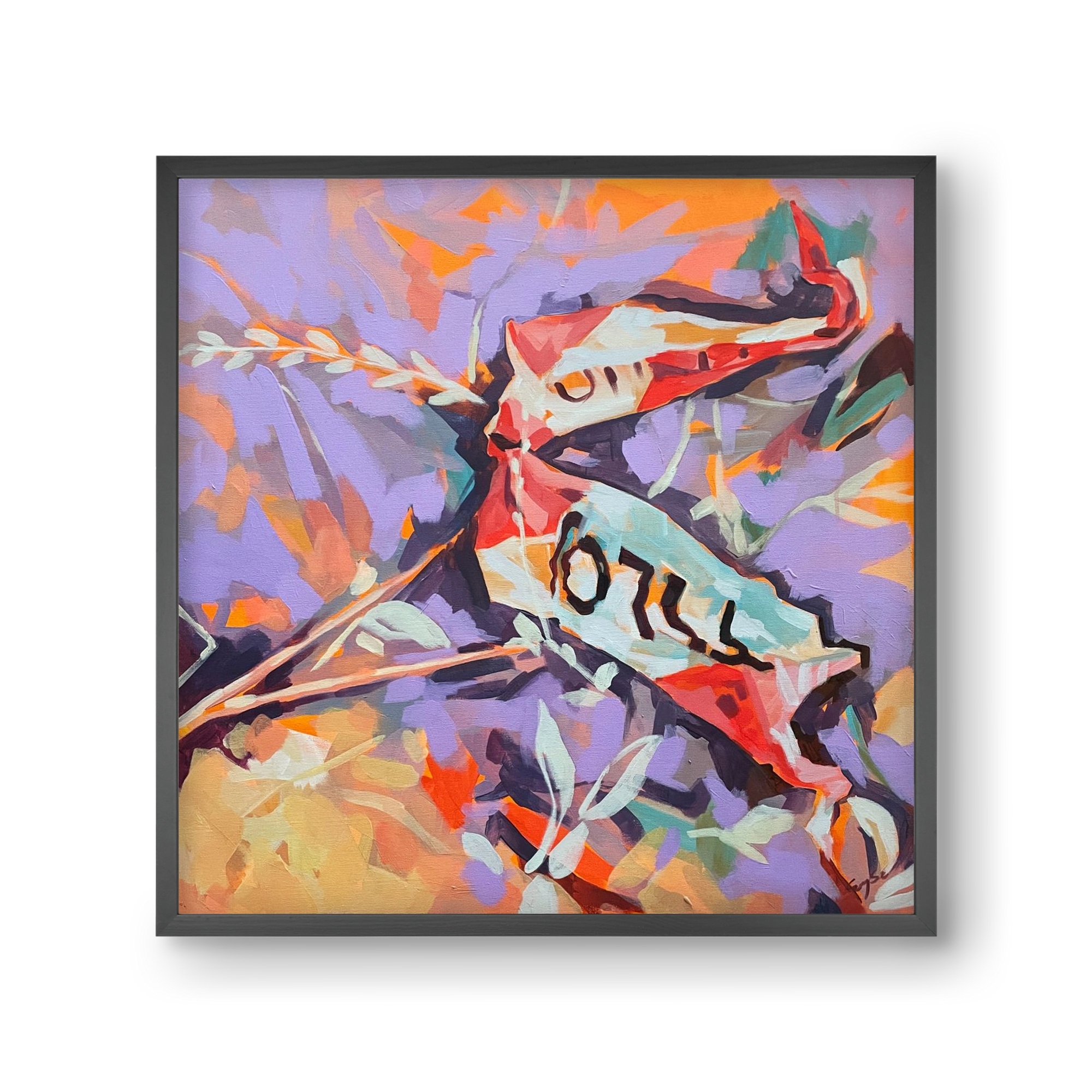 Belépni tilos! , 30x30 cm (30x30 cm), Fekete keret