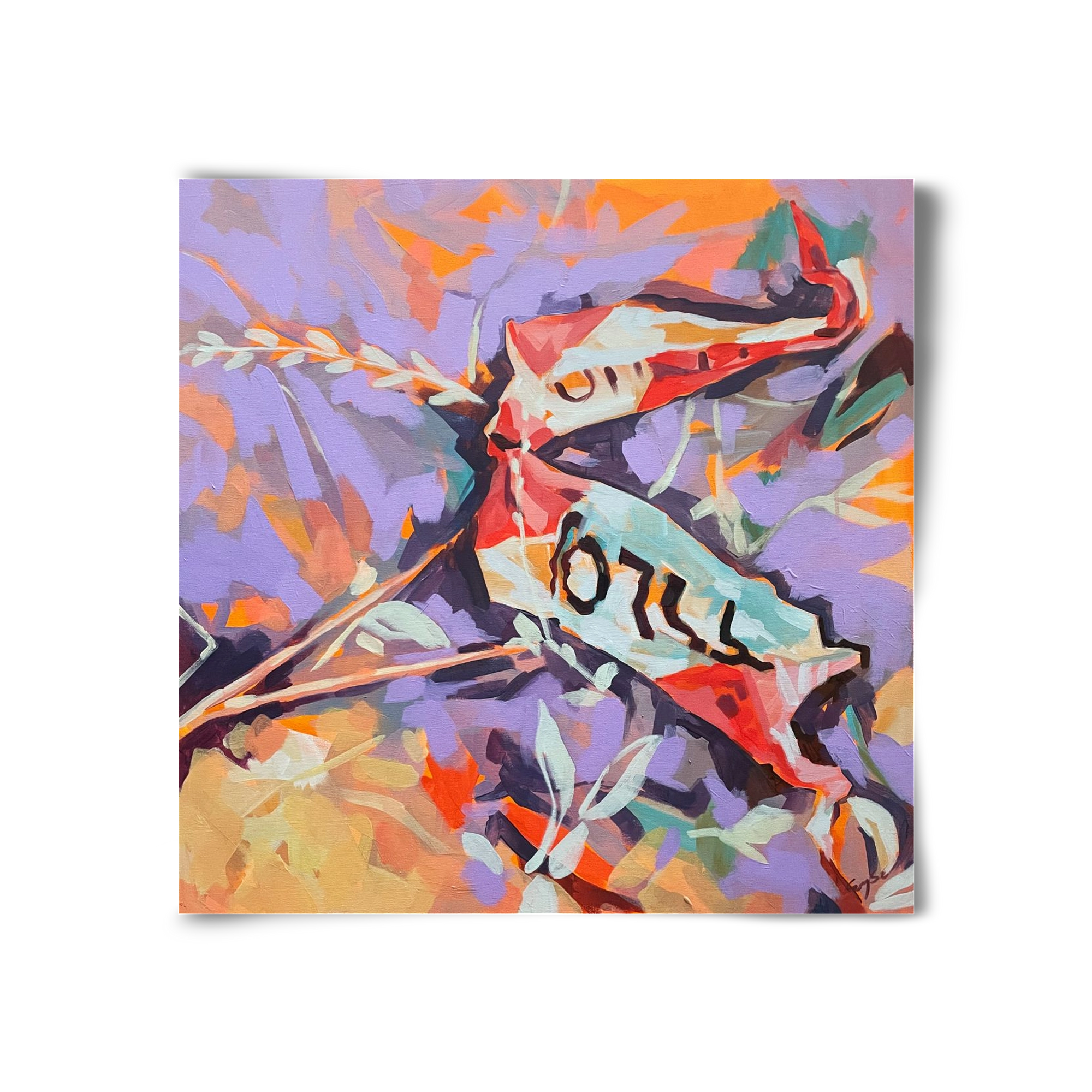 Belépni tilos! , 30x30 cm, Keret nélkül