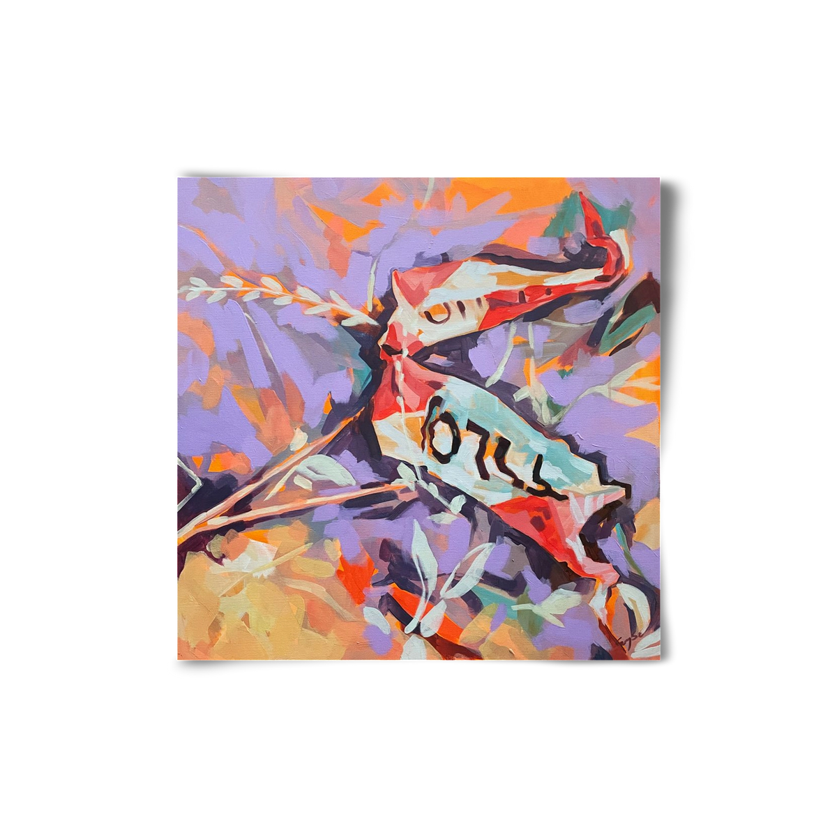 Belépni tilos! , 20x20 cm, Keret nélkül
